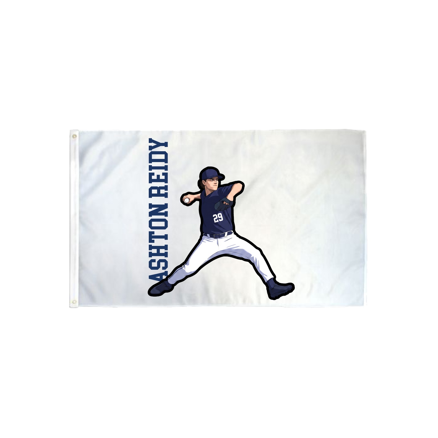 3x5 Flag — Name Vertical in Classic