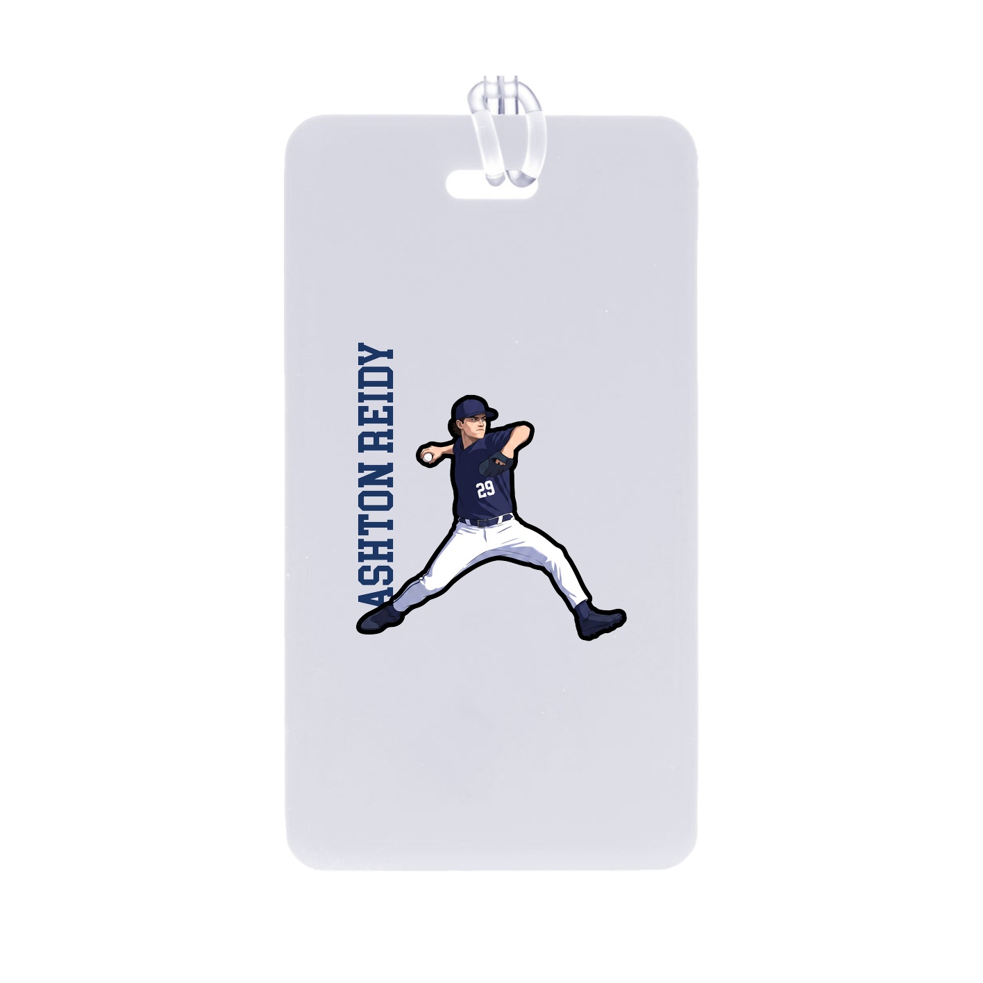 Bag Tag — Name Vertical in Classic