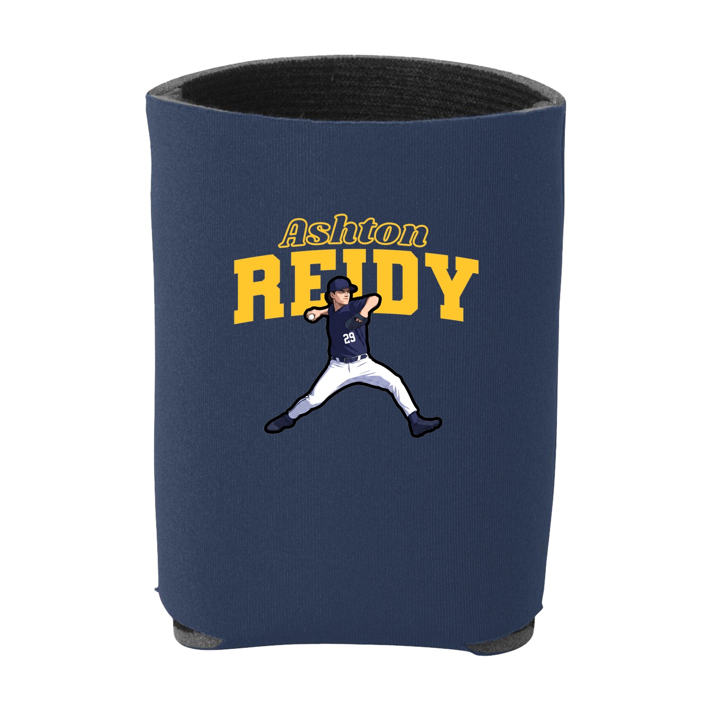 Can Holder — Name Arch in Navy