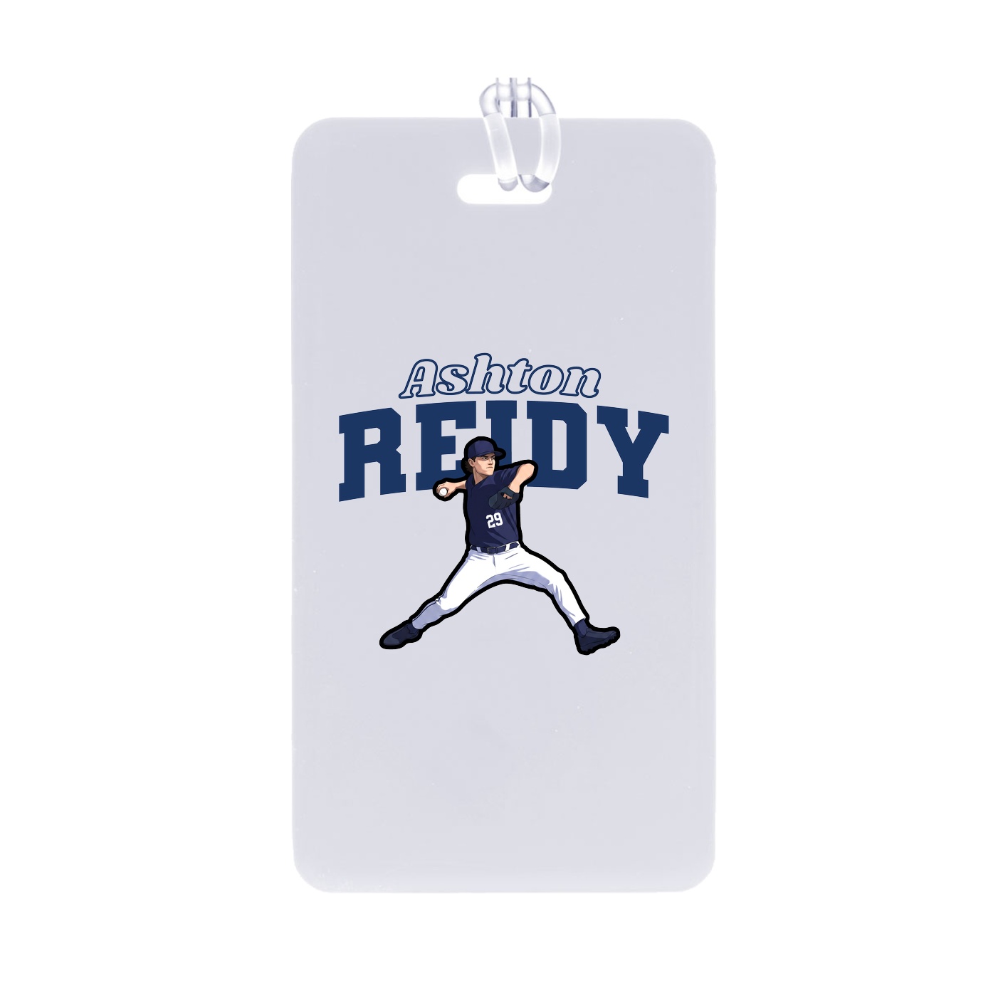 Bag Tag — Name Arch in Classic