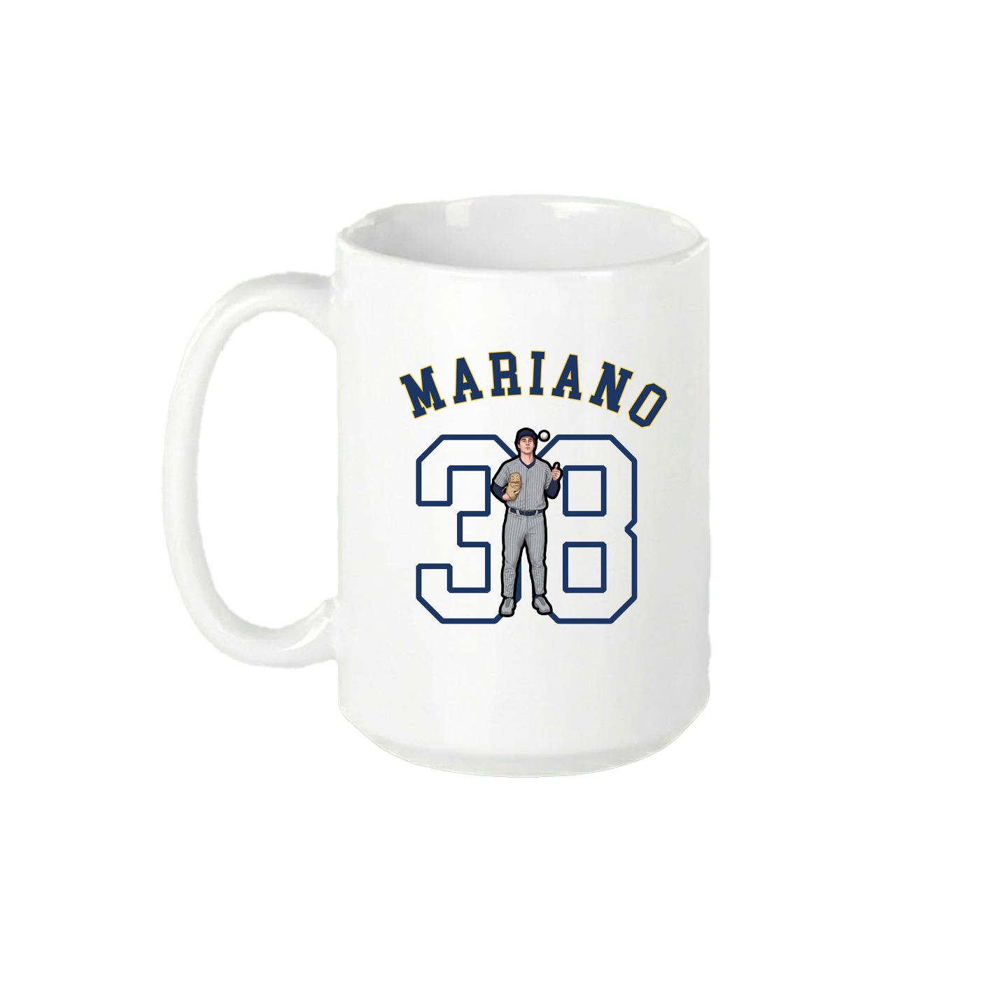 15oz Coffee Mug — Shirsey Arch in White