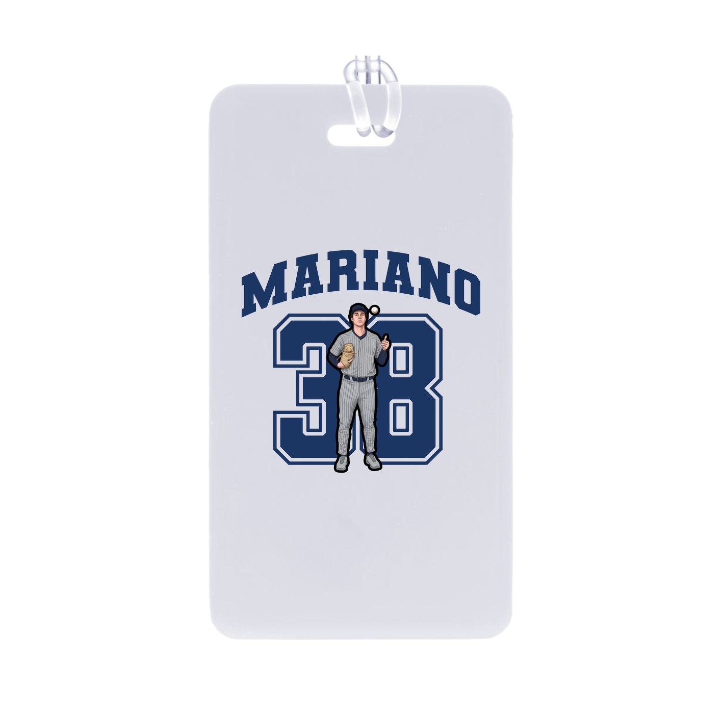Bag Tag — Number in Classic