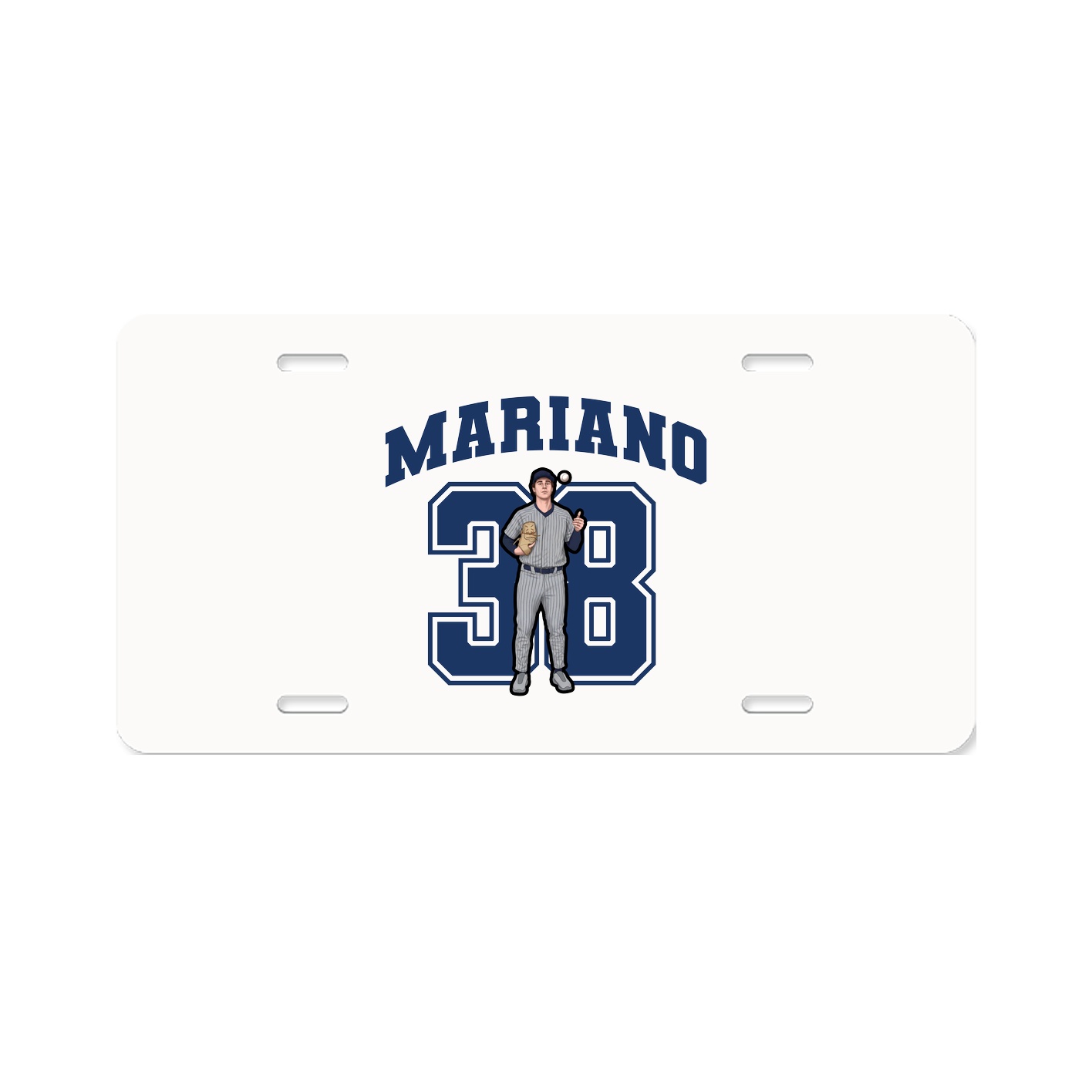 License Plate — Number in Classic