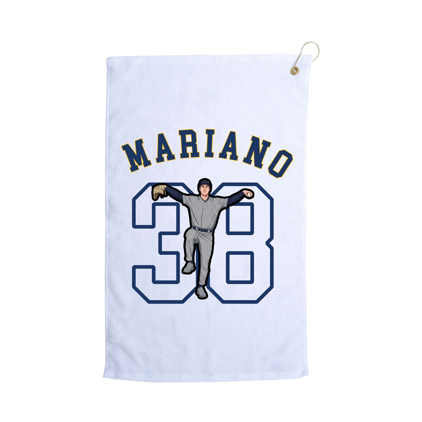 Golf Towel — Shirsey Arch in White