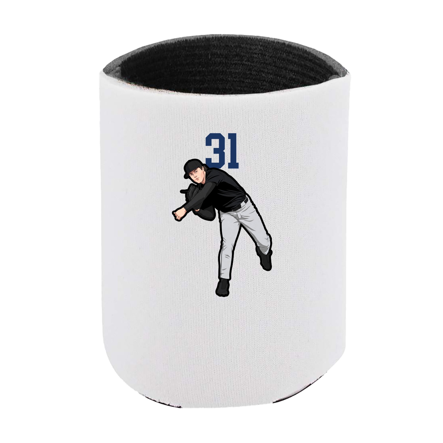 Can Holder — Number Top in White