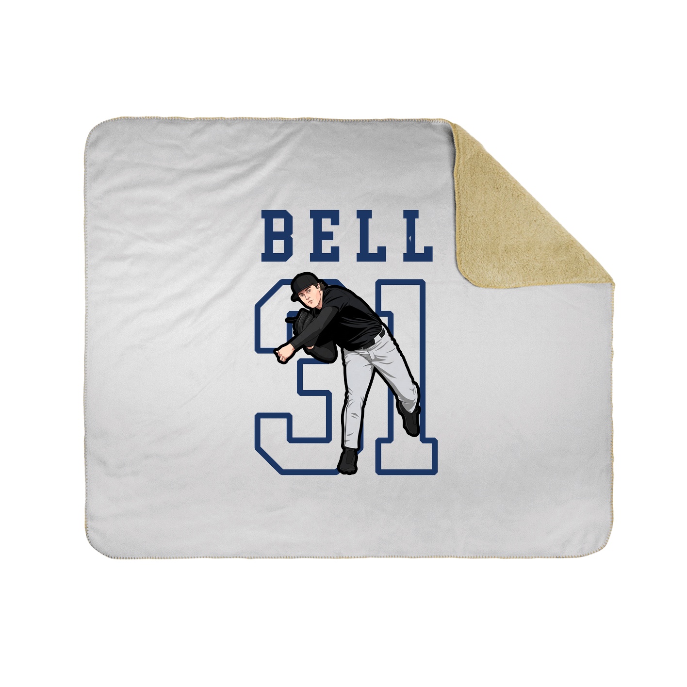 Throw Blanket — Shirsey in White