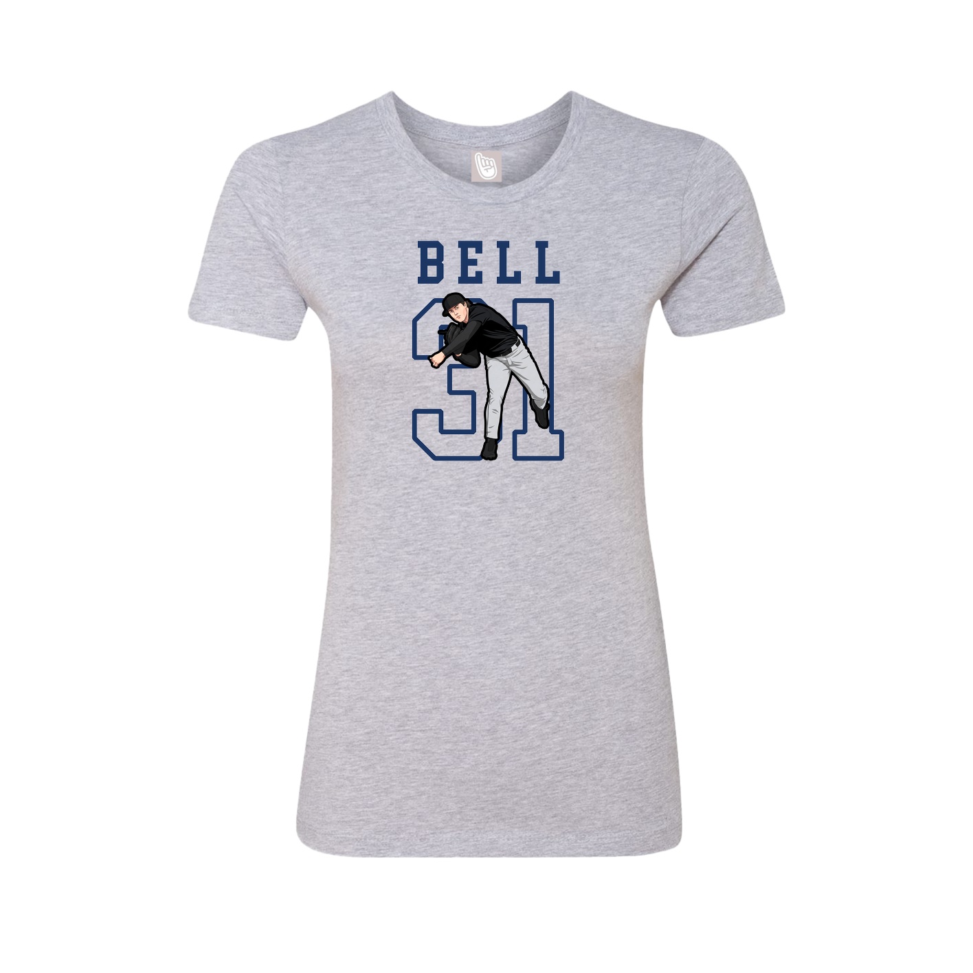 Fitted Women's Tee — Shirsey in Grey