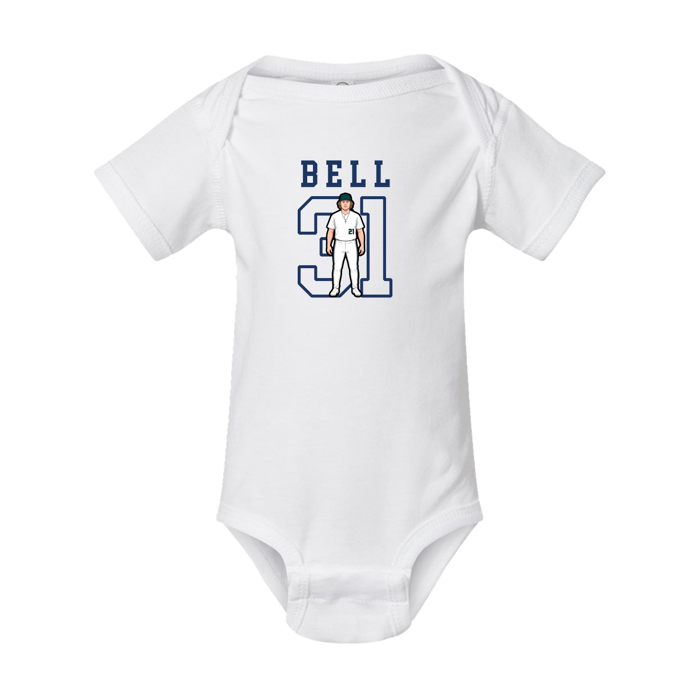 Baby Onesie — Shirsey in White