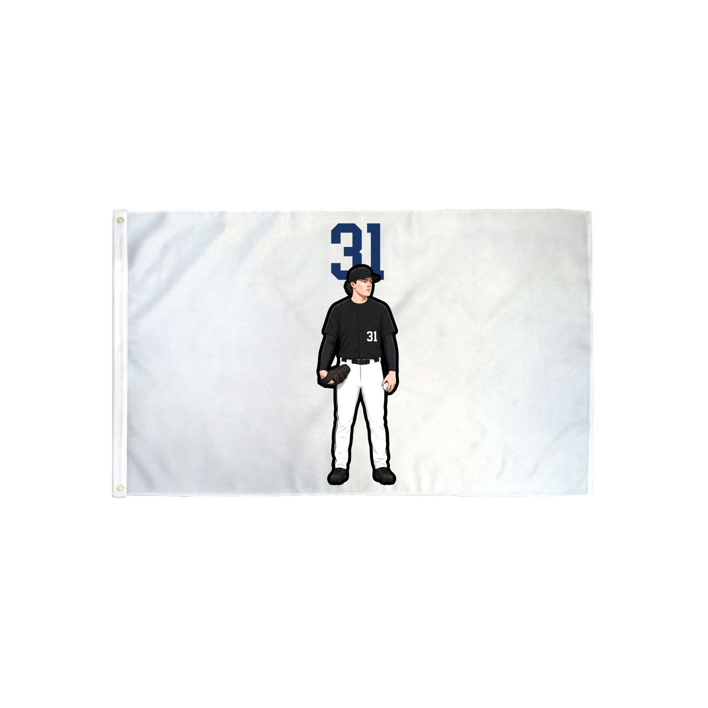 3x5 Flag — Number Top in Classic
