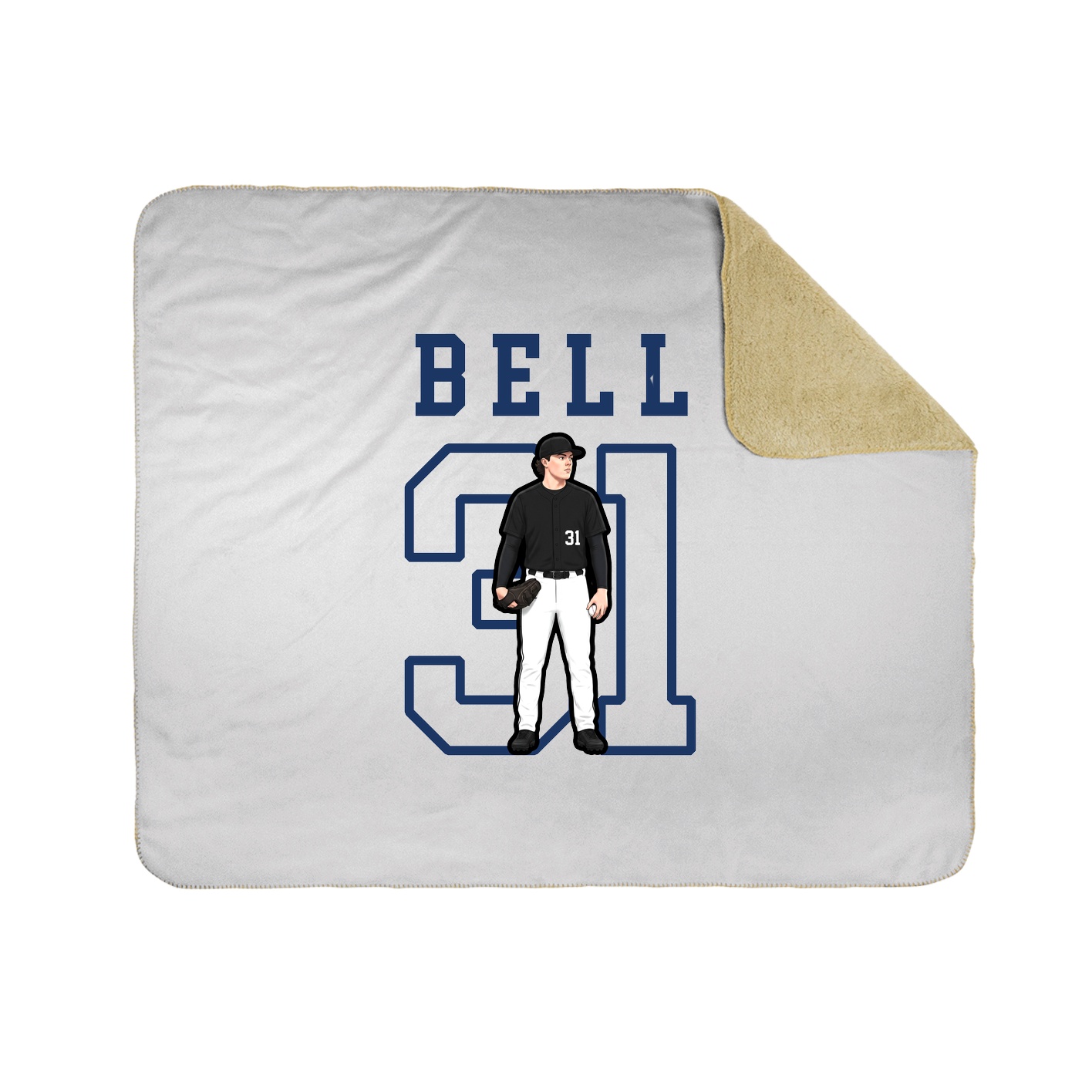 Throw Blanket — Shirsey in White