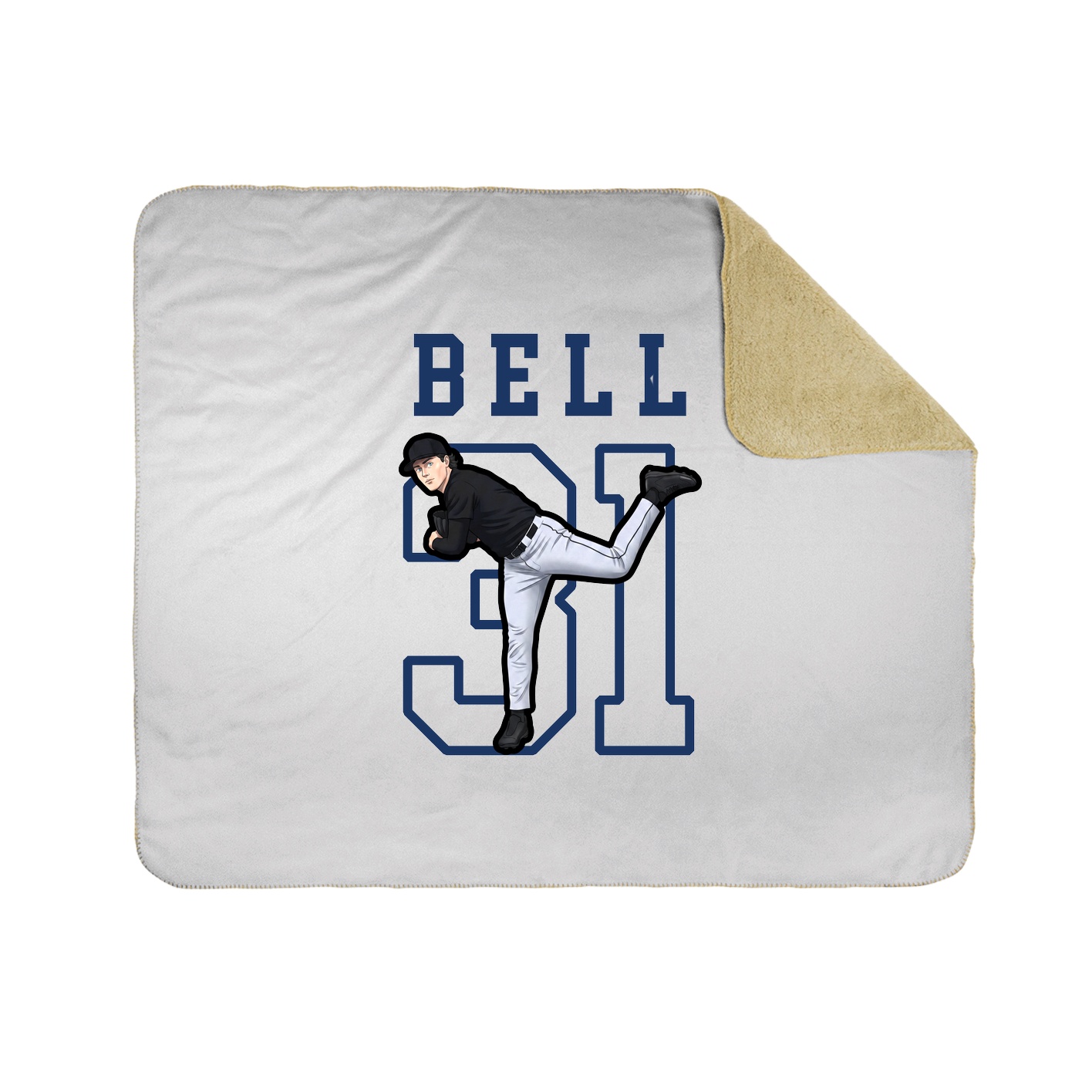 Throw Blanket — Shirsey in White