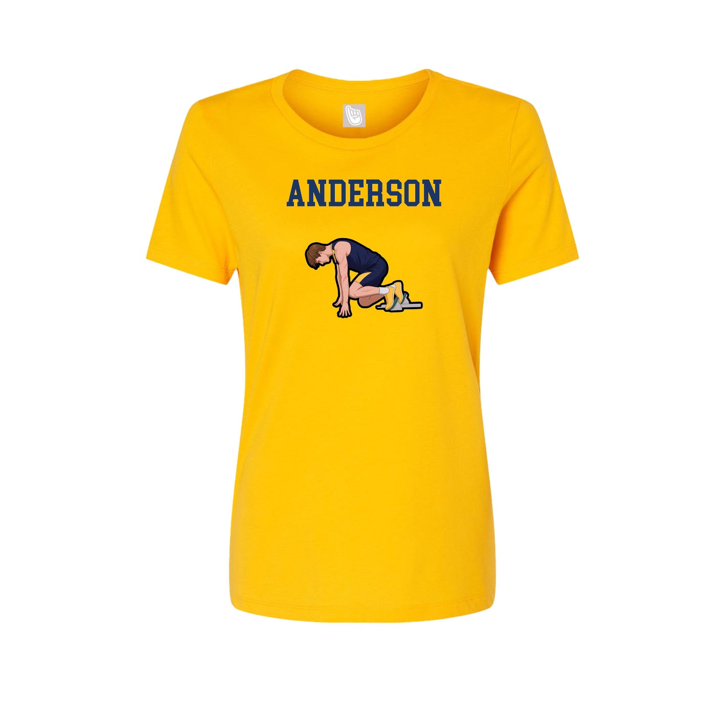 Fitted Women's Tee — Shirsey in Gold