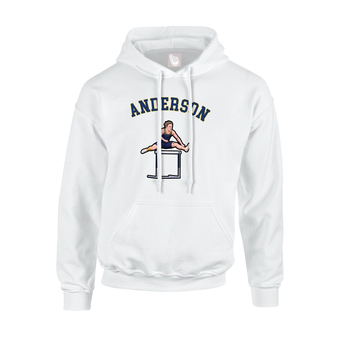 Youth Hoodie — Shirsey Arch in White
