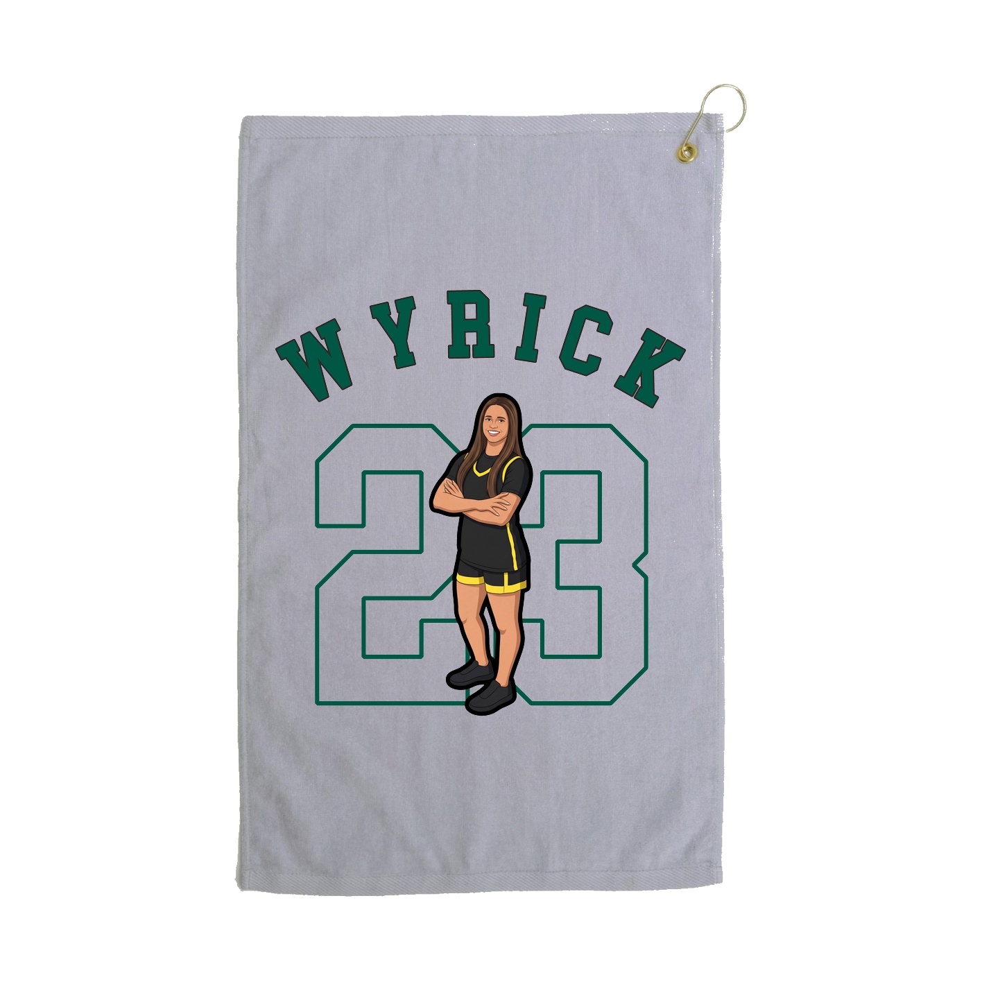 Golf Towel — Shirsey Arch in Grey