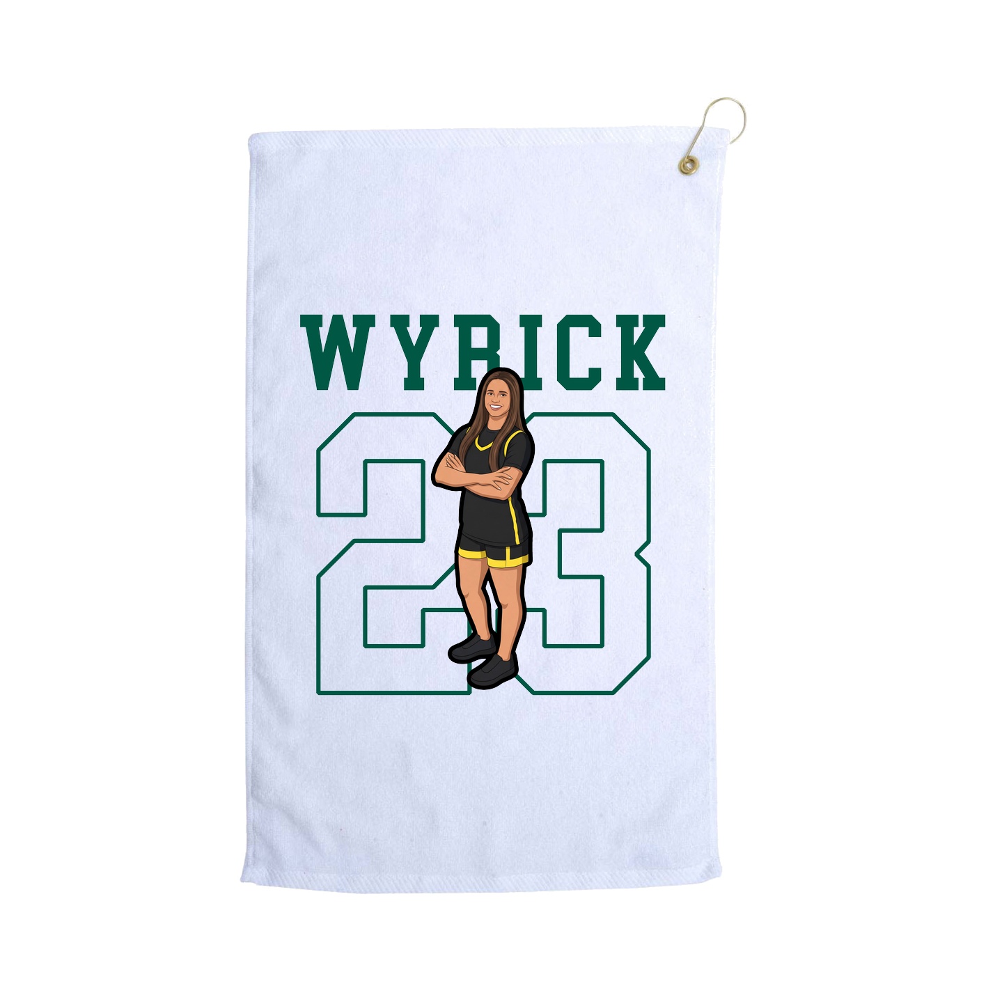 Golf Towel — Shirsey in White