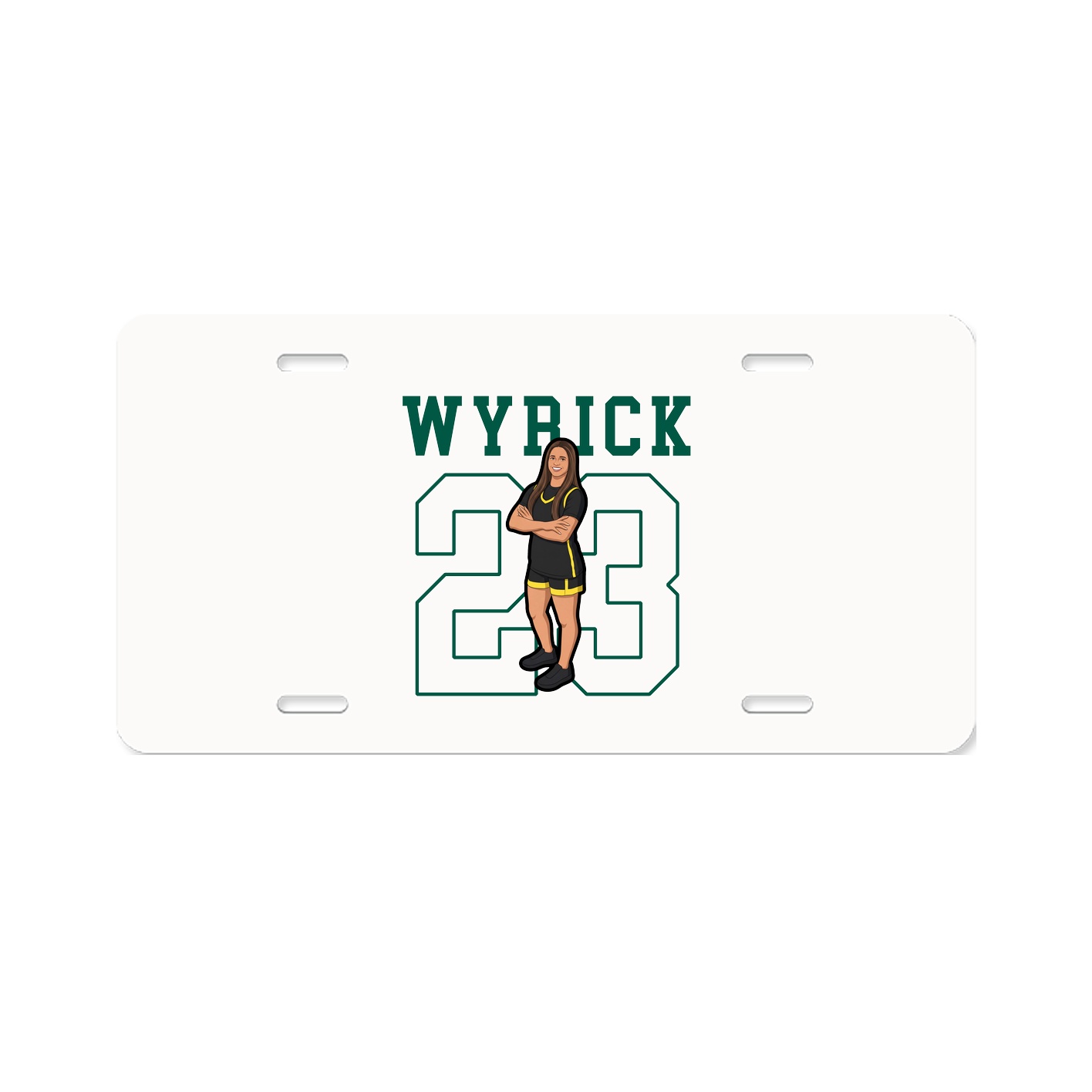 License Plate — Shirsey in Classic