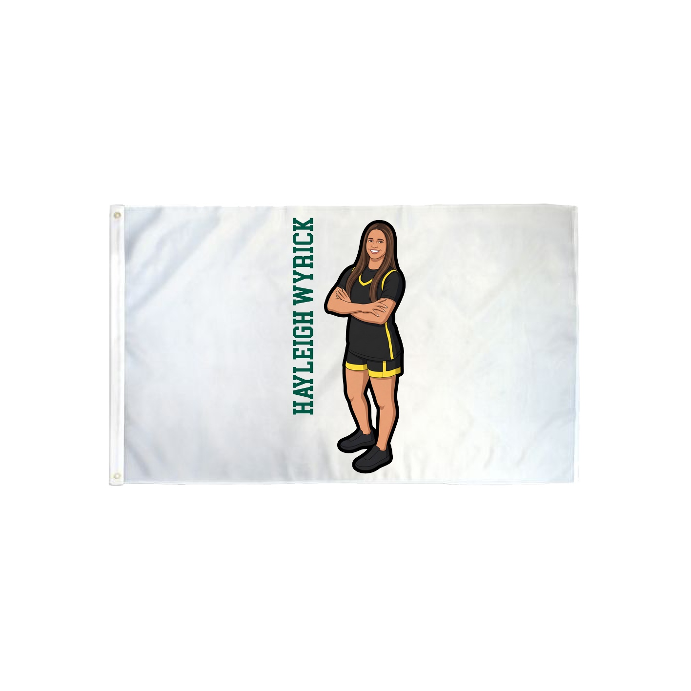 3x5 Flag — Name Vertical in Classic