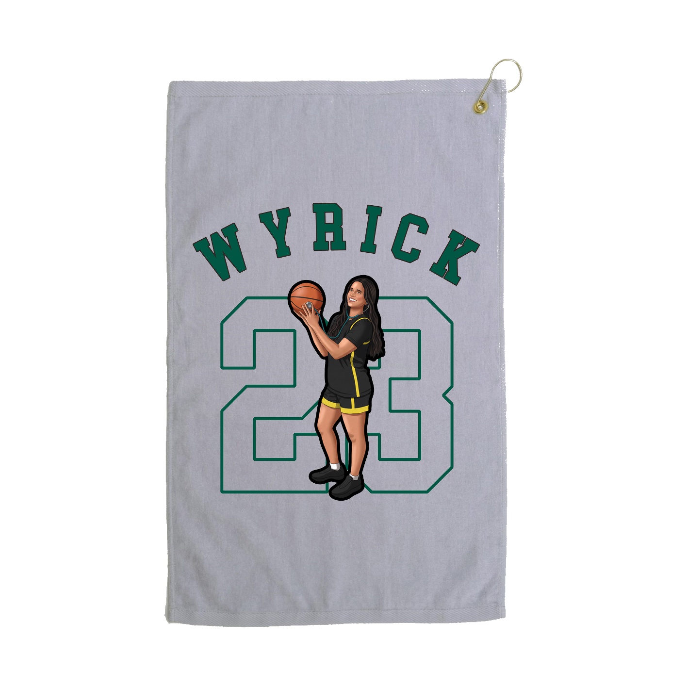Golf Towel — Shirsey Arch in Grey