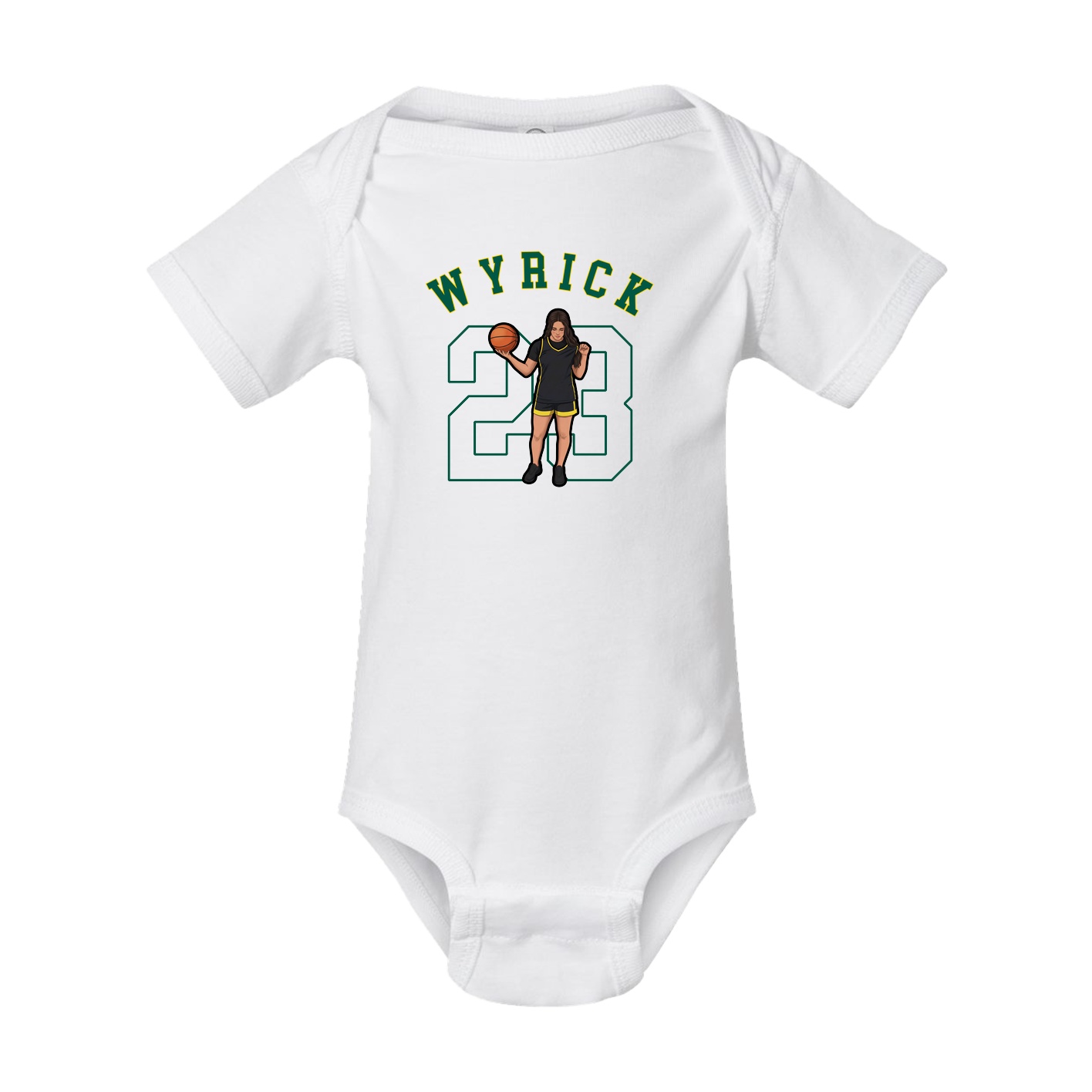 Baby Onesie — Shirsey Arch in White