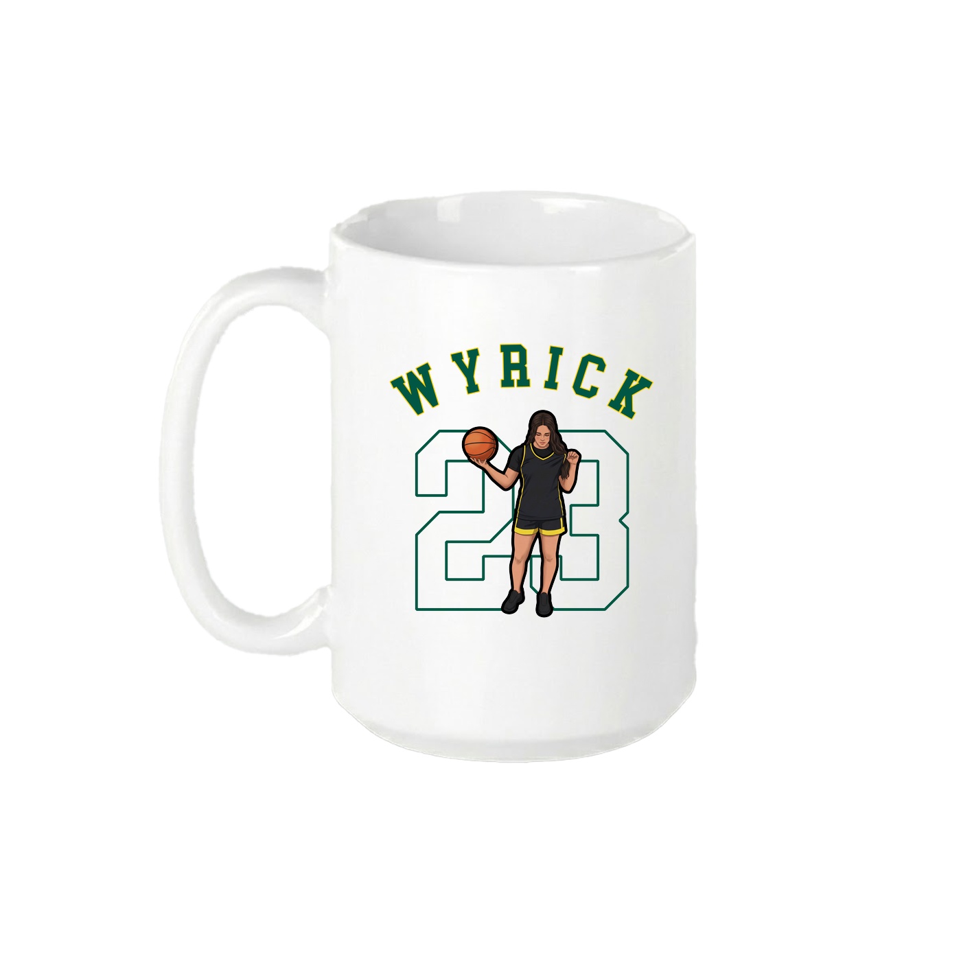 15oz Coffee Mug — Shirsey Arch in White