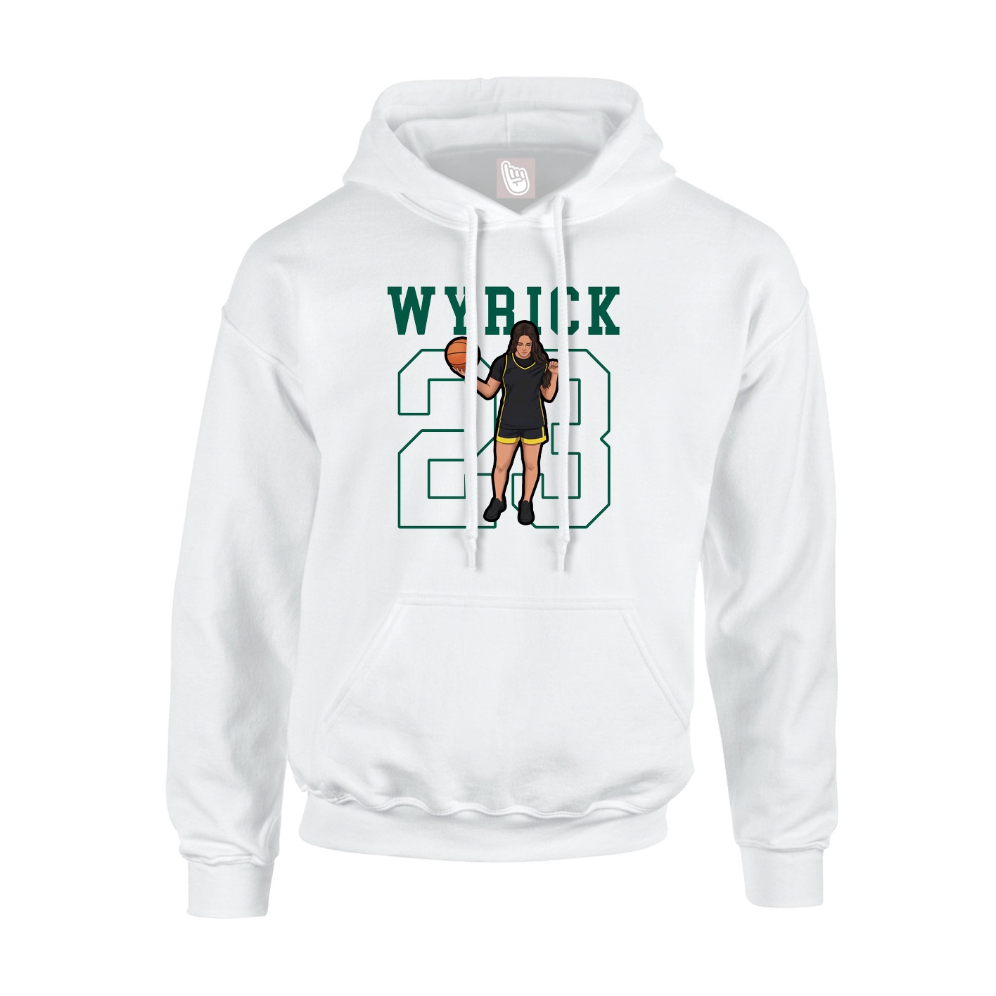 Youth Hoodie — Shirsey in White