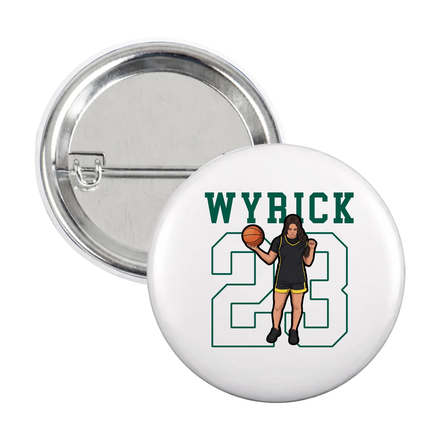Game Day Button — Shirsey in White