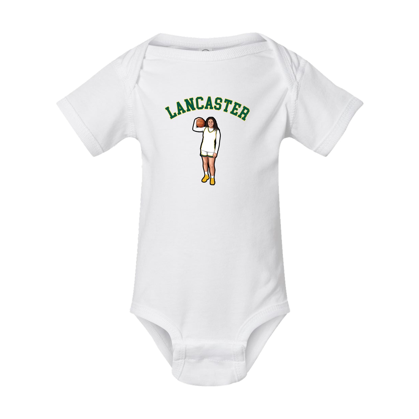Baby Onesie — Shirsey Arch in White