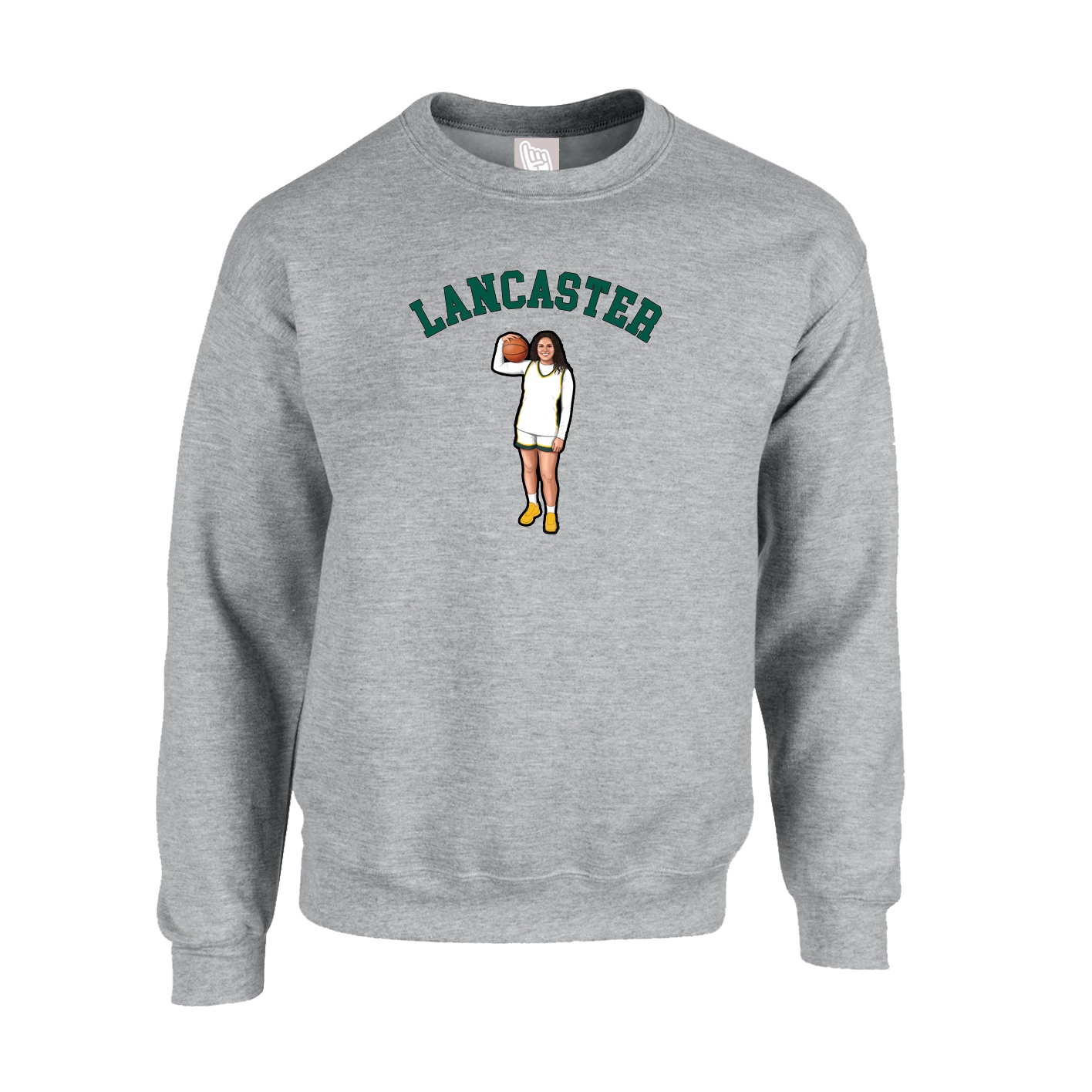 Fleece Crew — Shirsey Arch in Grey