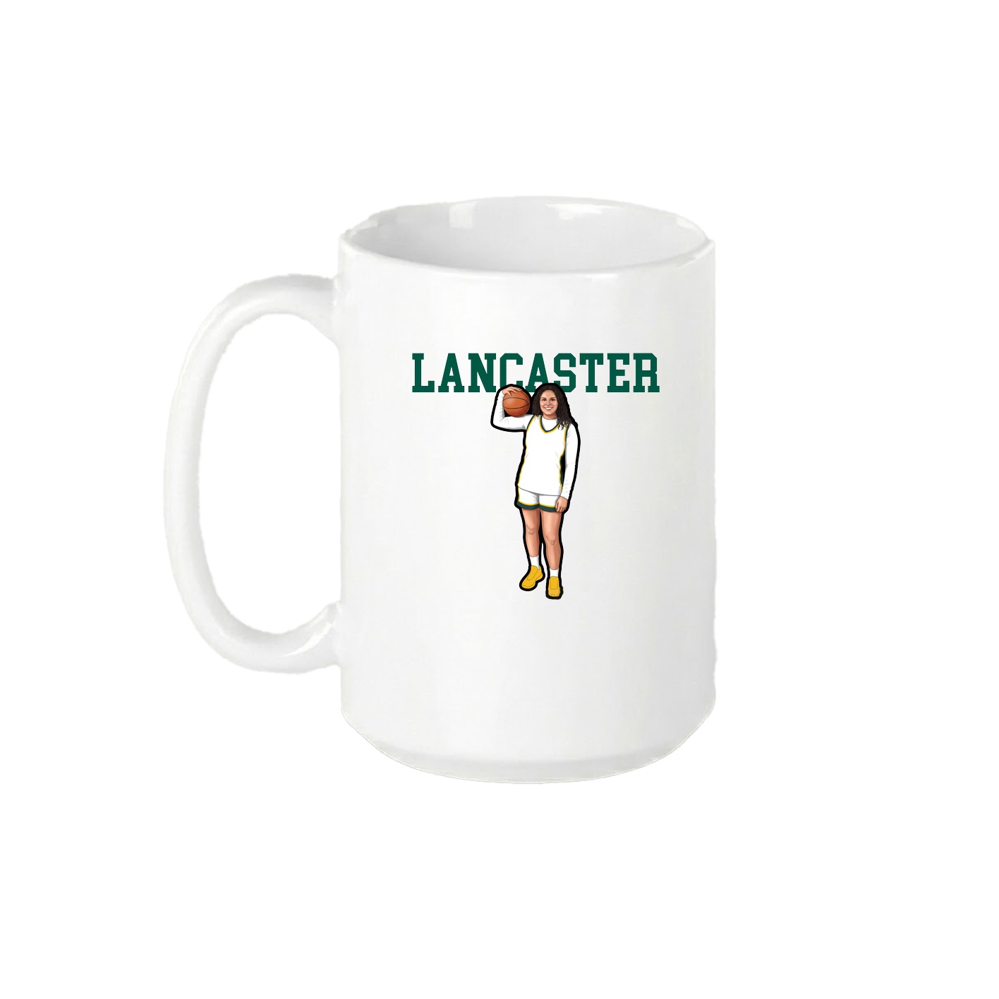15oz Coffee Mug — Shirsey in White