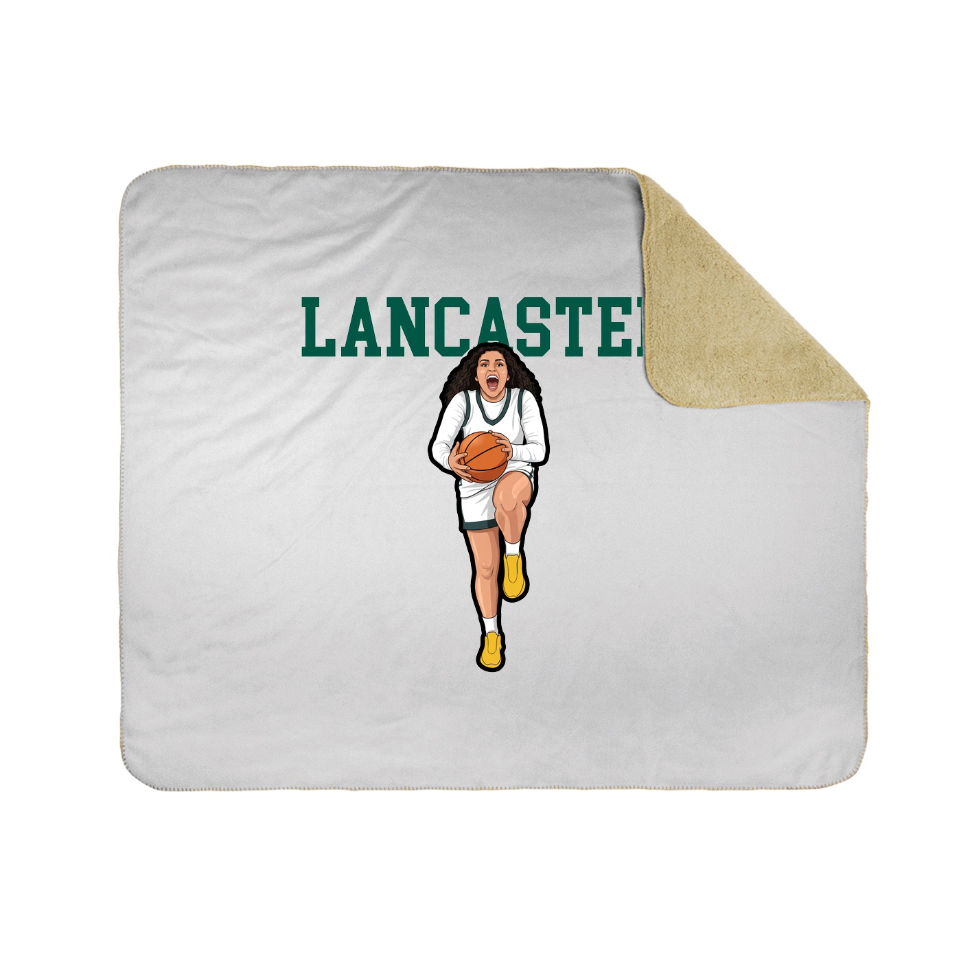 Throw Blanket — Shirsey in White