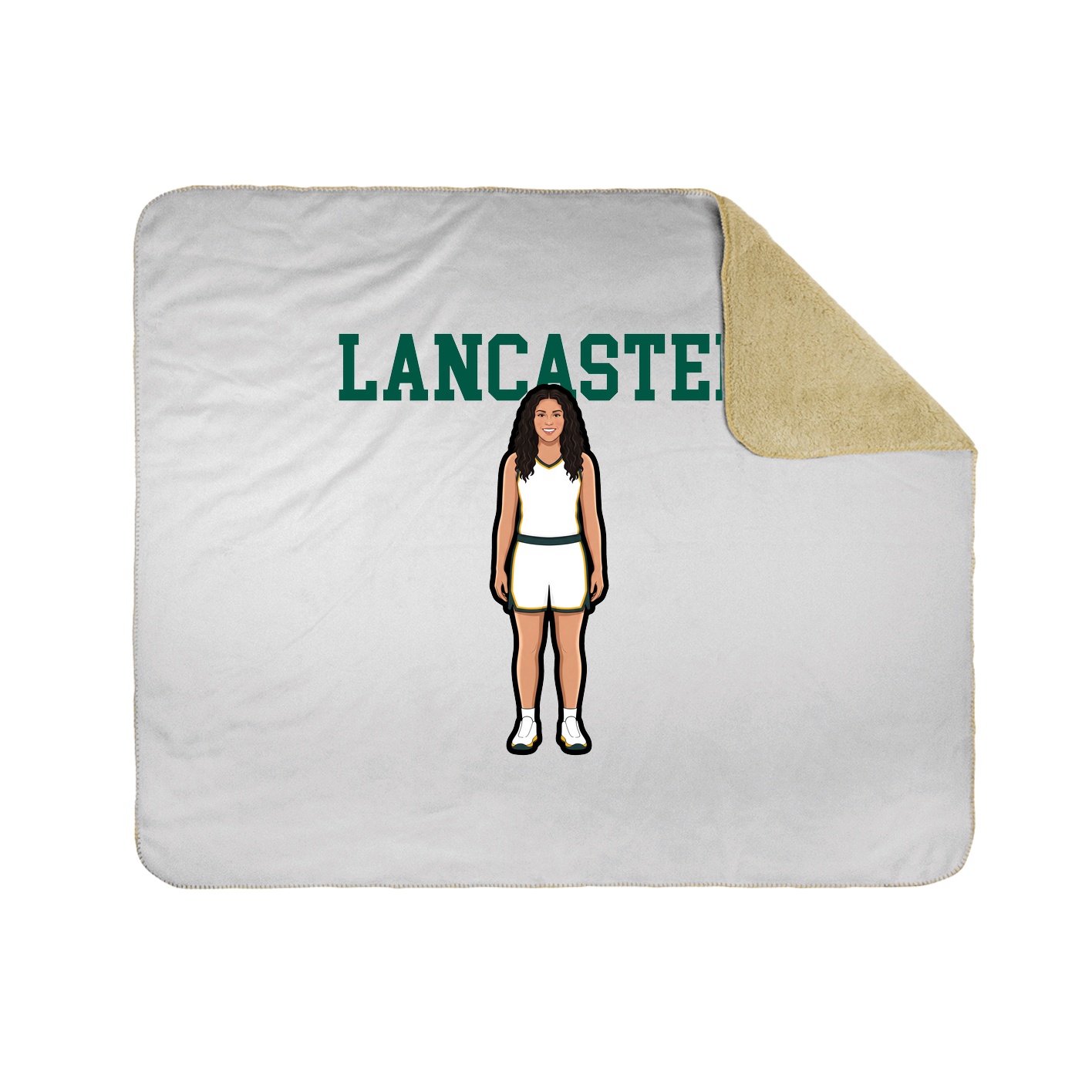 Throw Blanket — Shirsey in White
