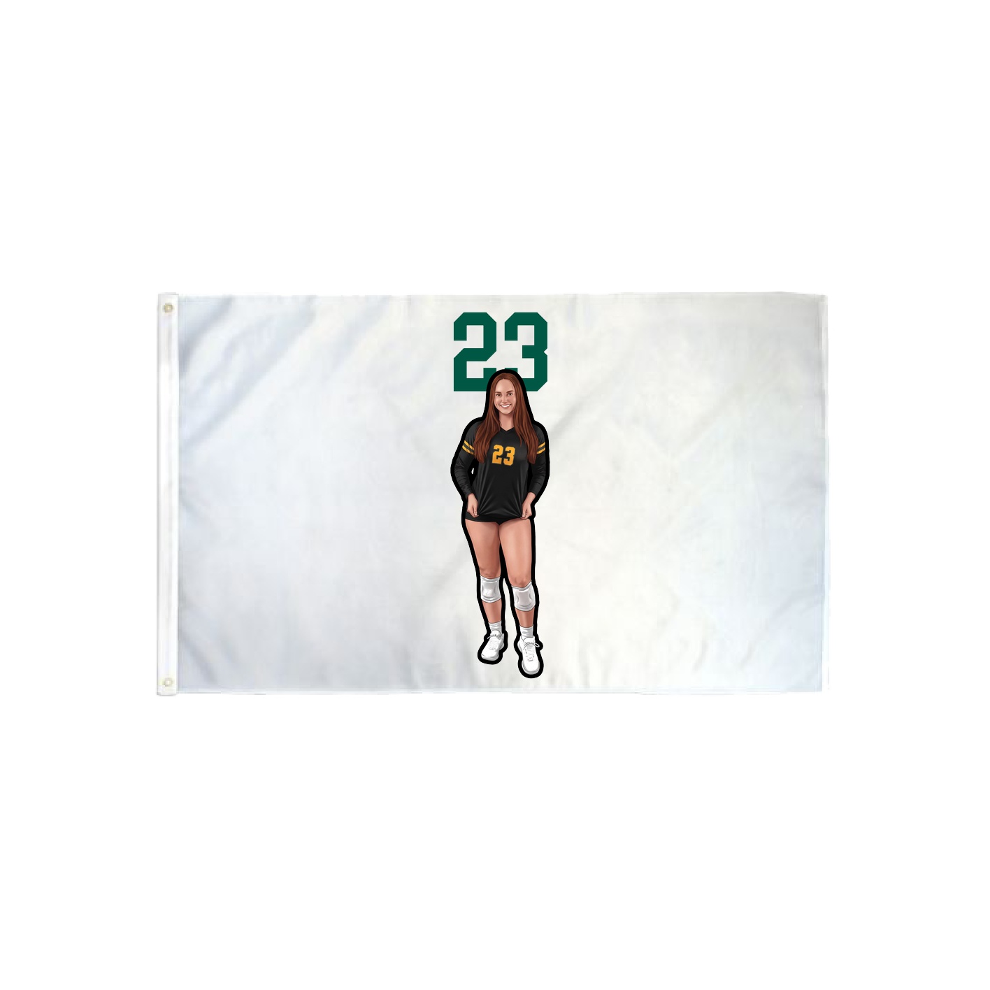 3x5 Flag — Number Top in Classic