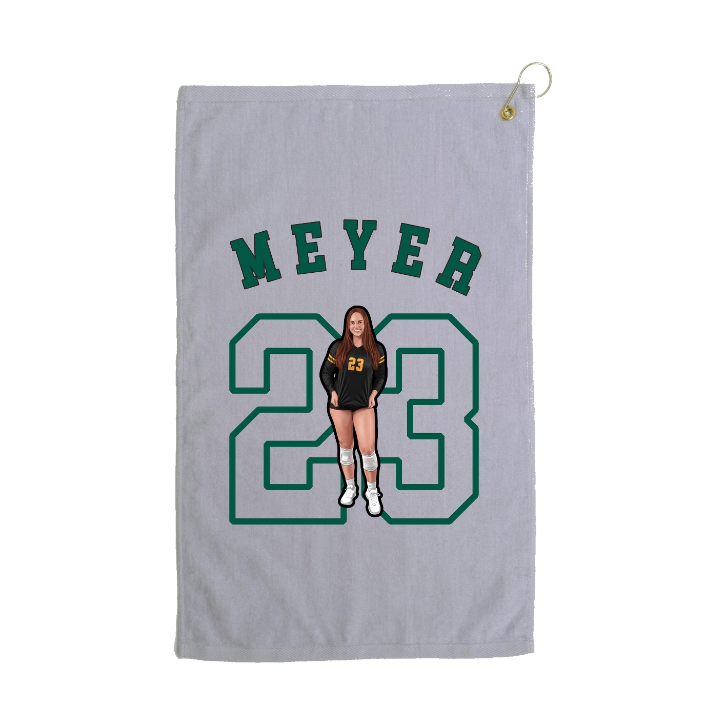 Golf Towel — Shirsey Arch in Grey