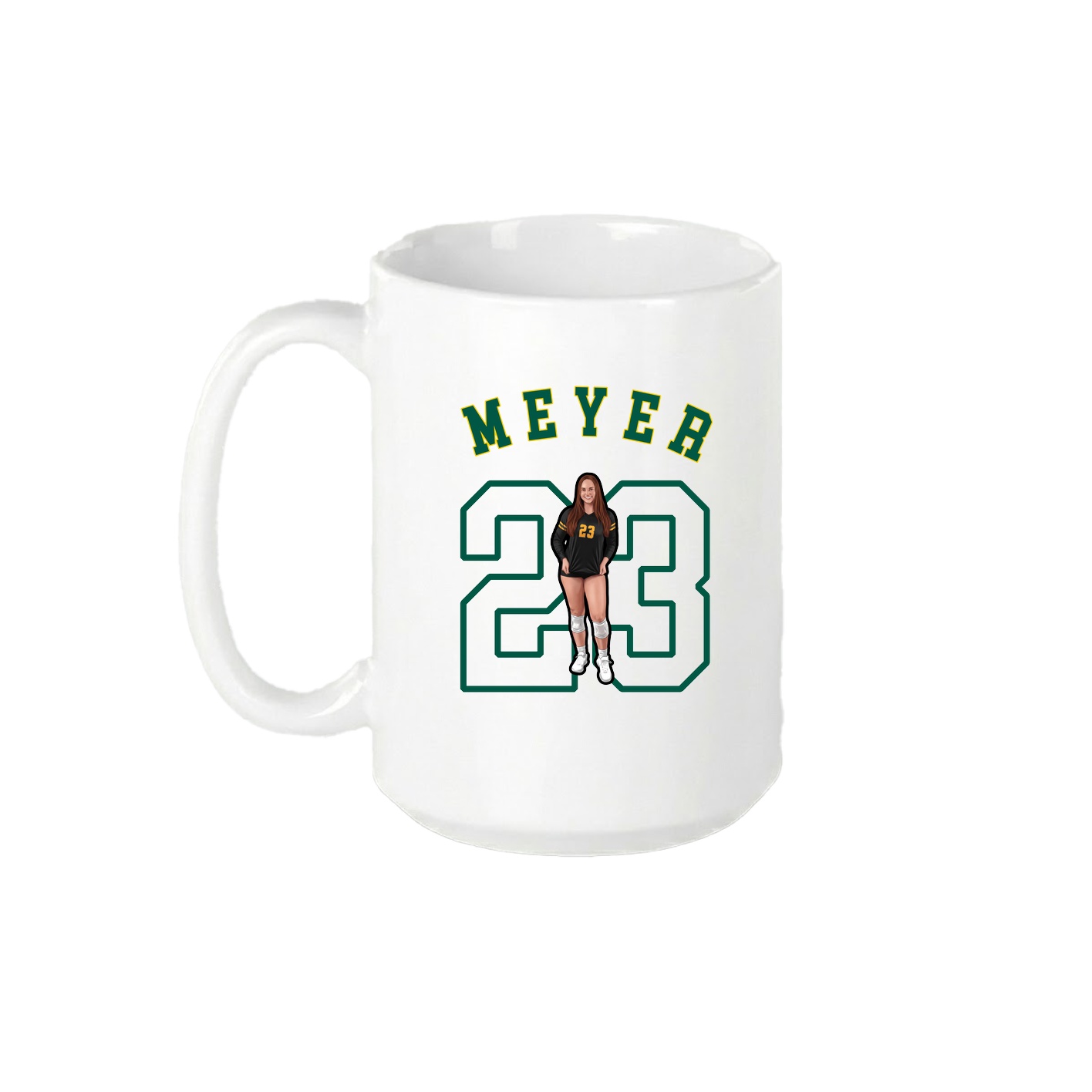 15oz Coffee Mug — Shirsey Arch in White