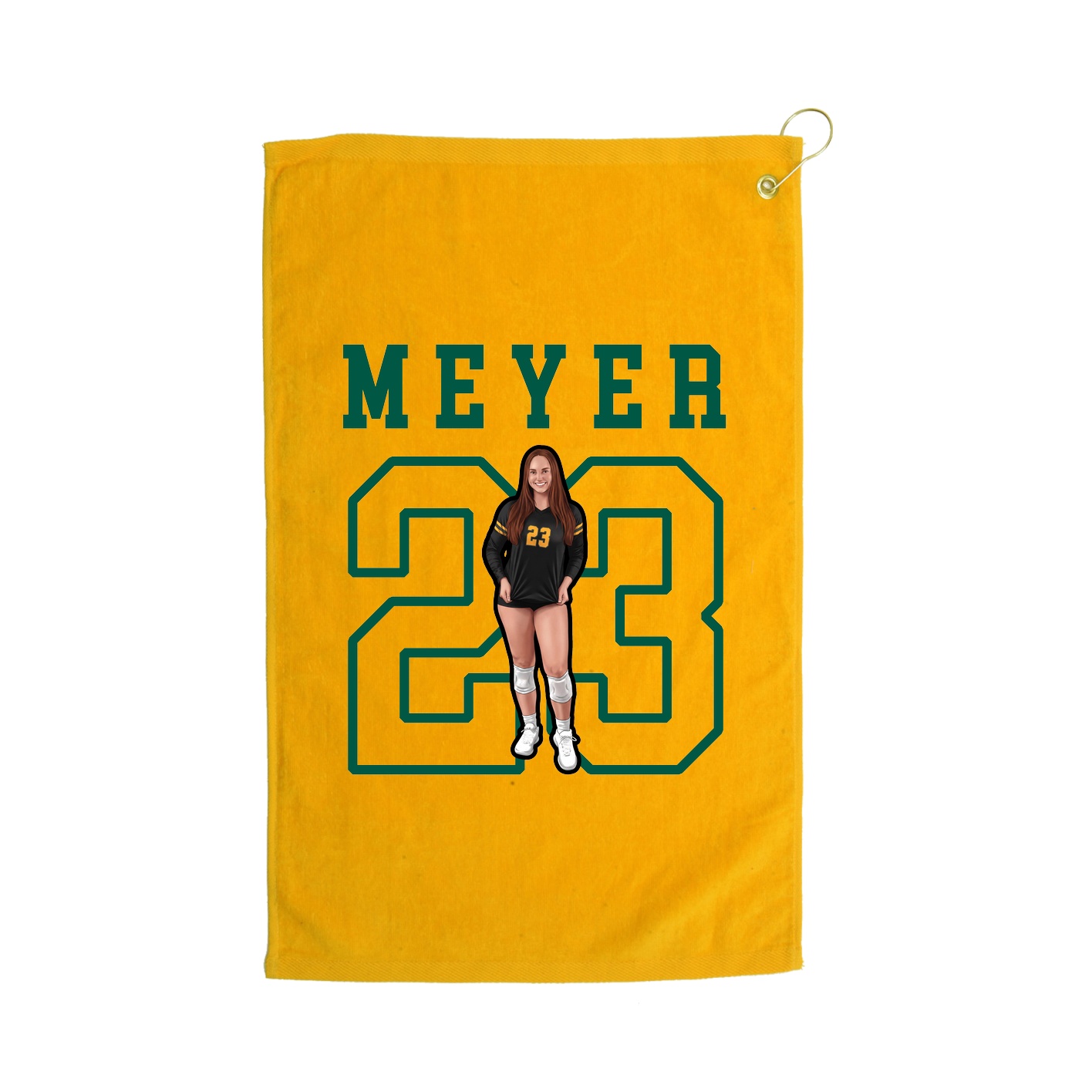 Golf Towel — Shirsey in Gold