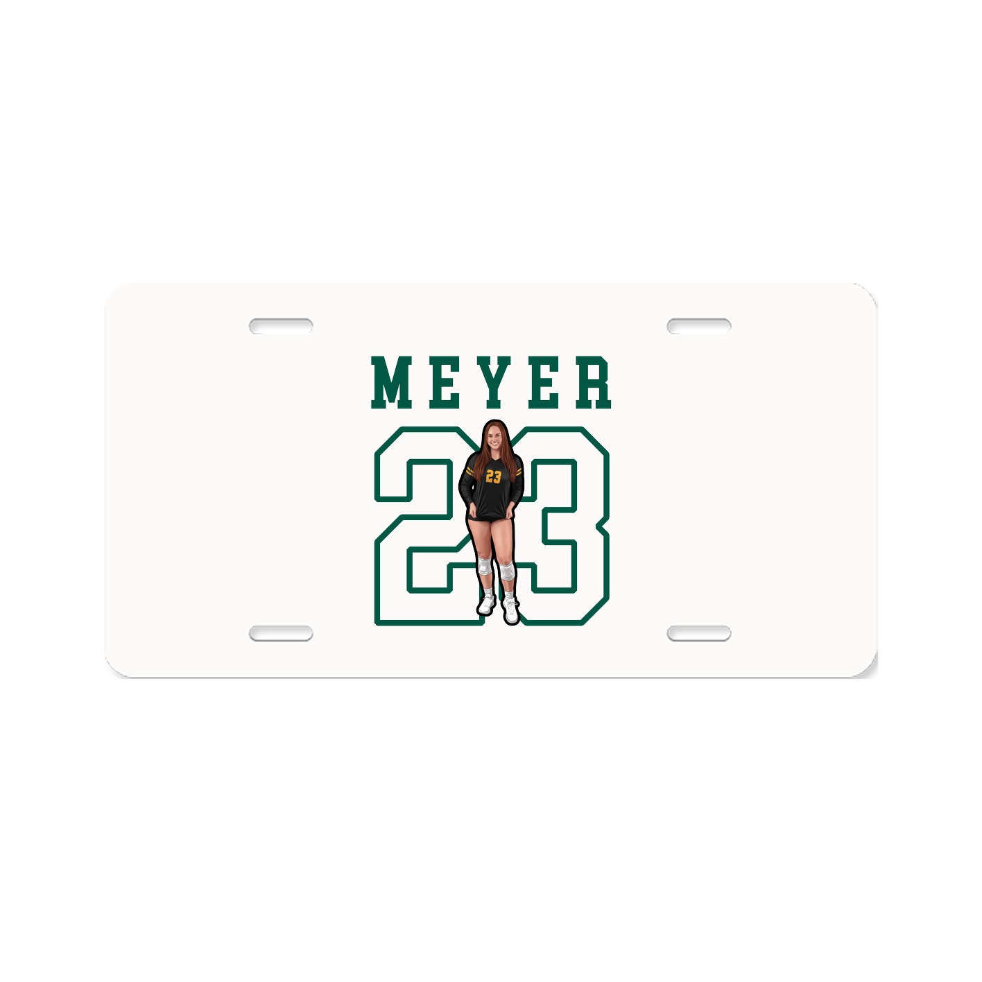 License Plate — Shirsey in Classic