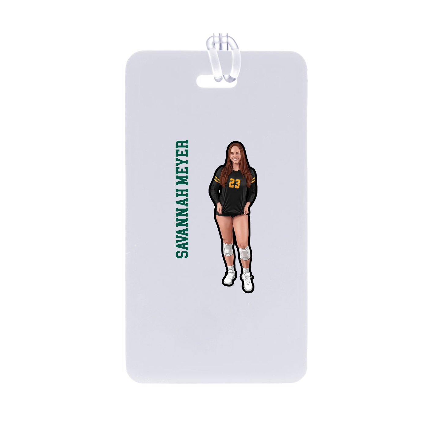 Bag Tag — Name Vertical in Classic