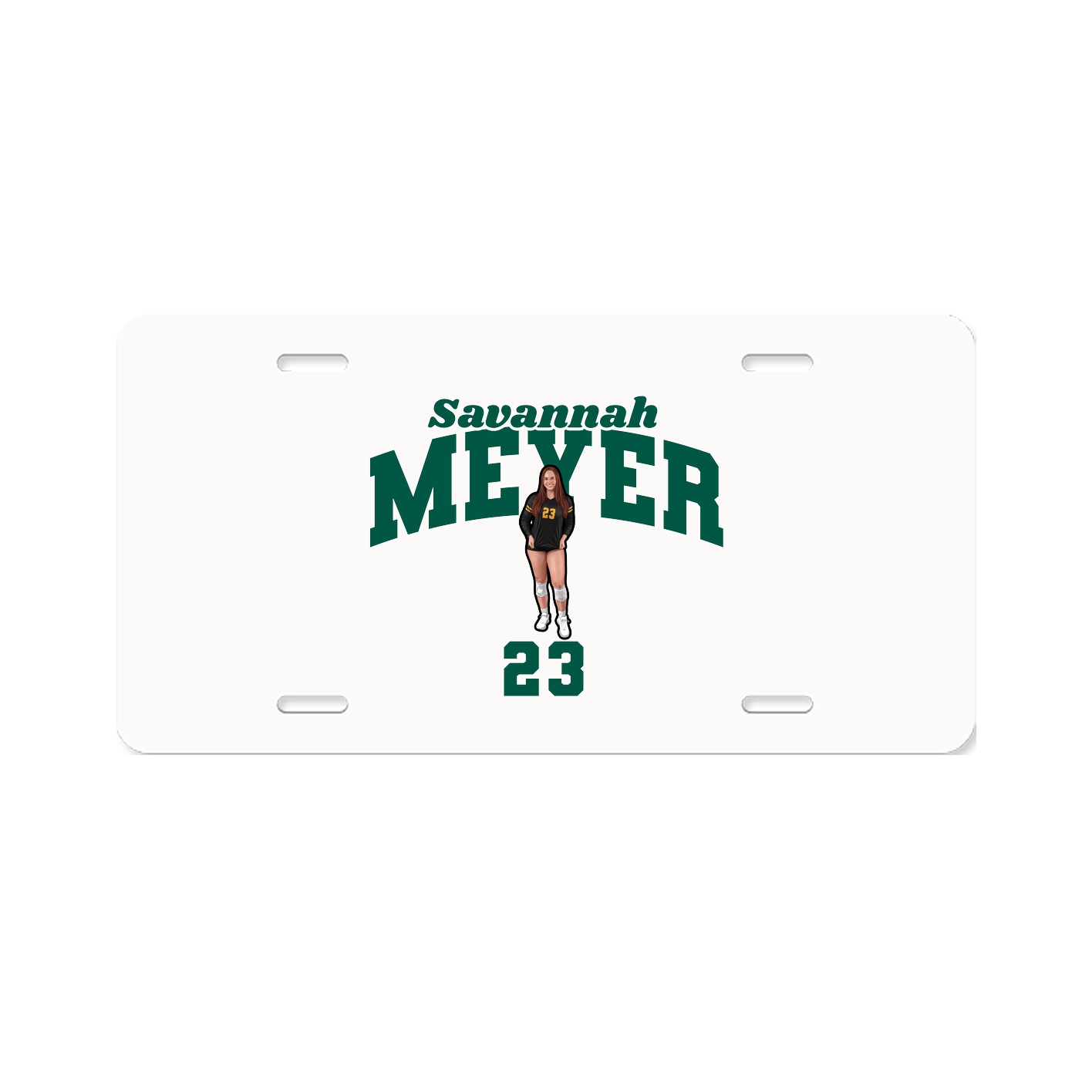 License Plate — Signature Arch in Classic