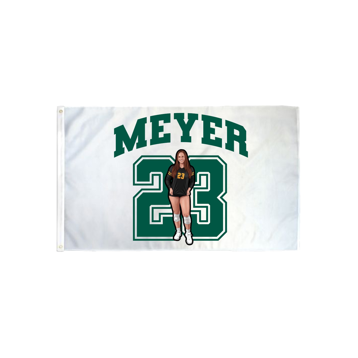 3x5 Flag — Number in Classic