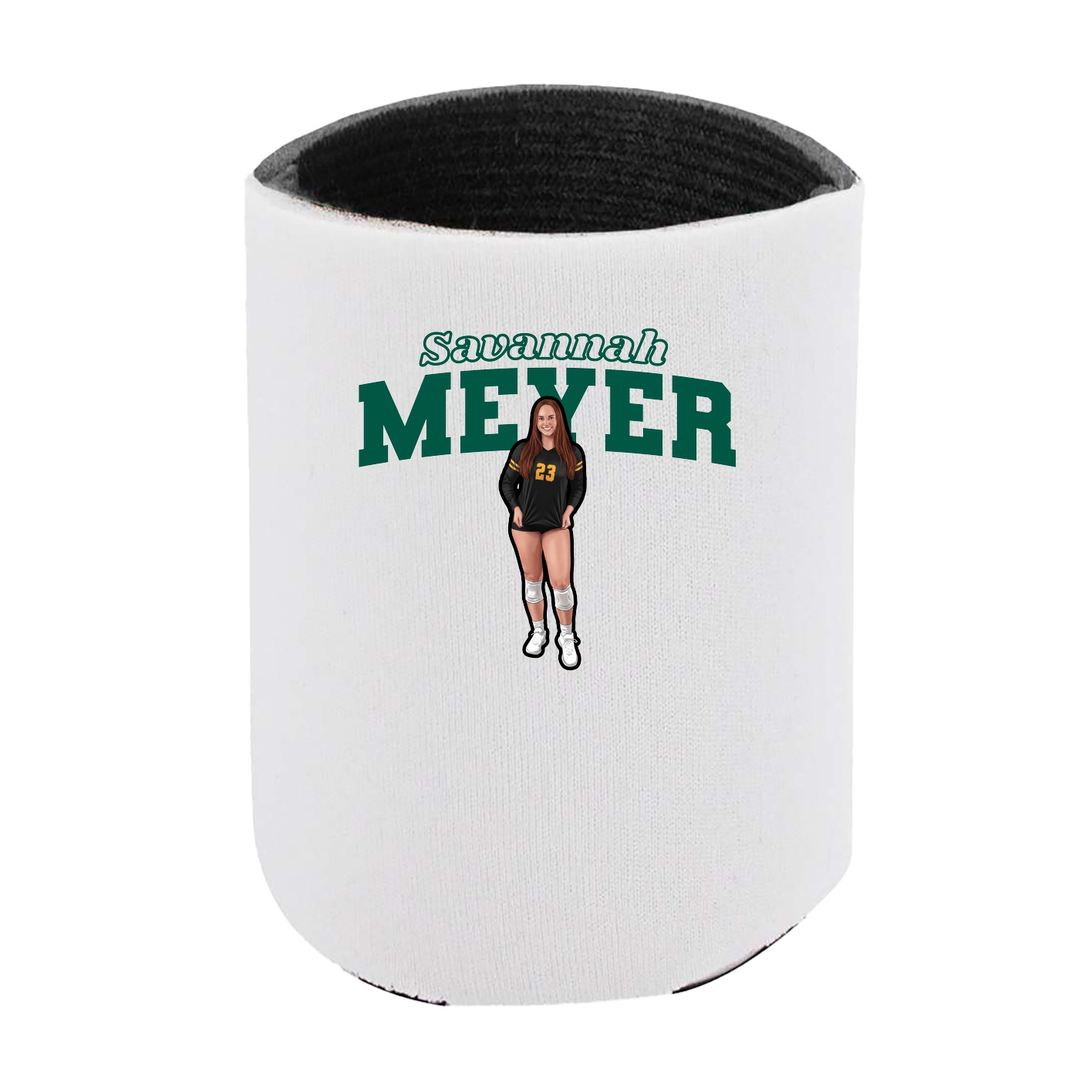 Can Holder — Name Arch in White