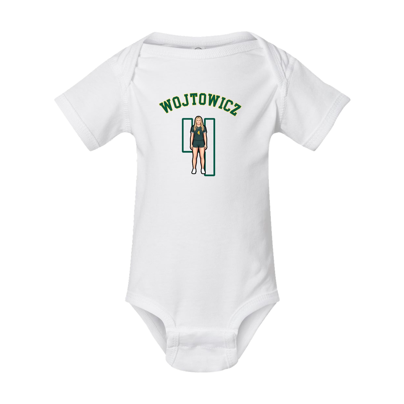 Baby Onesie — Shirsey Arch in White