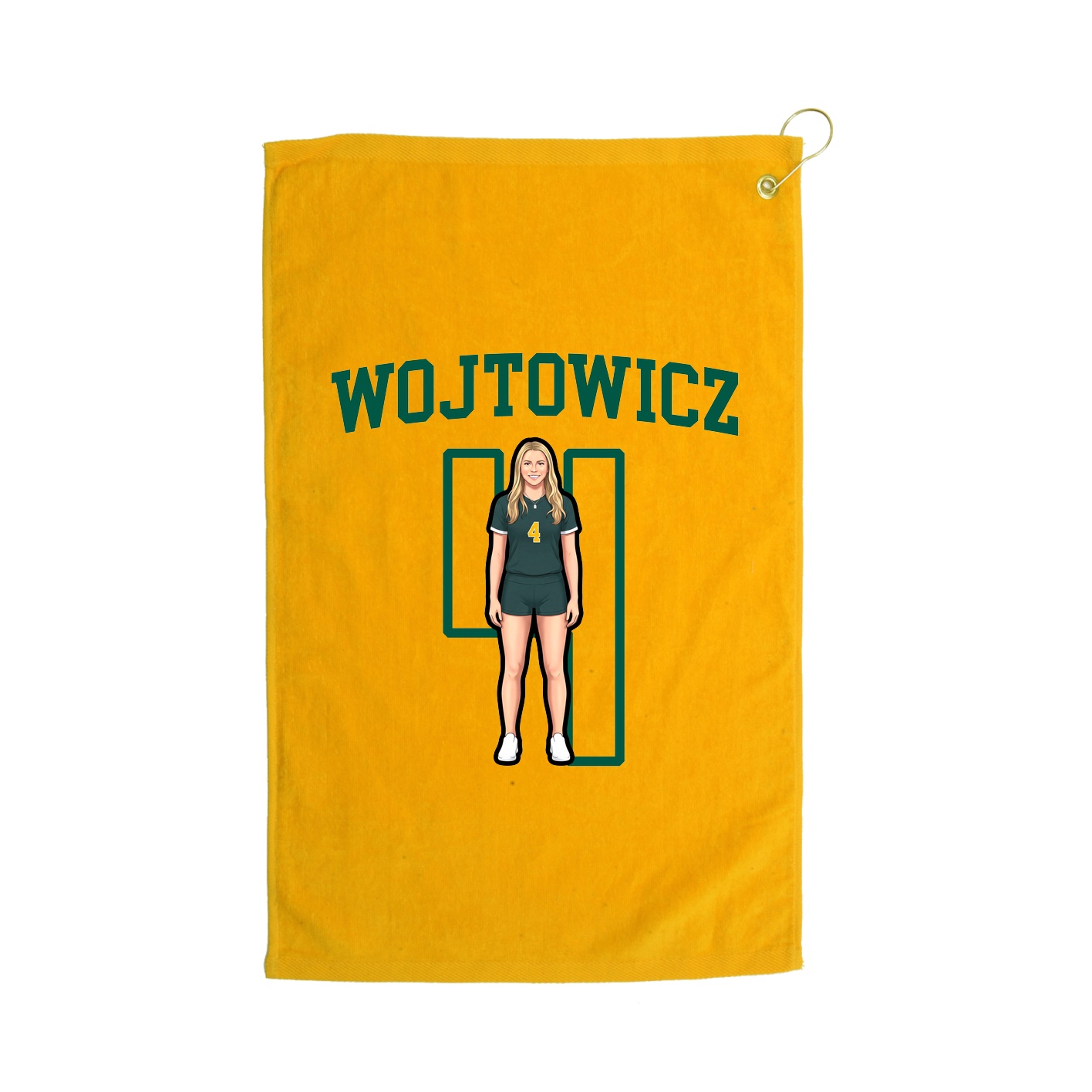 Golf Towel — Shirsey in Gold