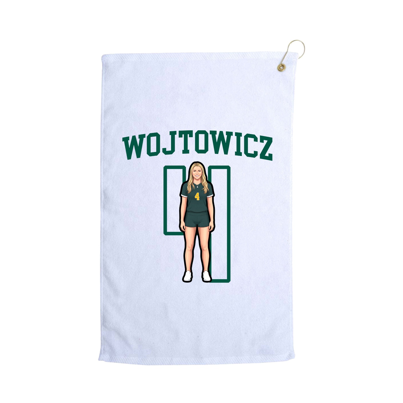 Golf Towel — Shirsey in White