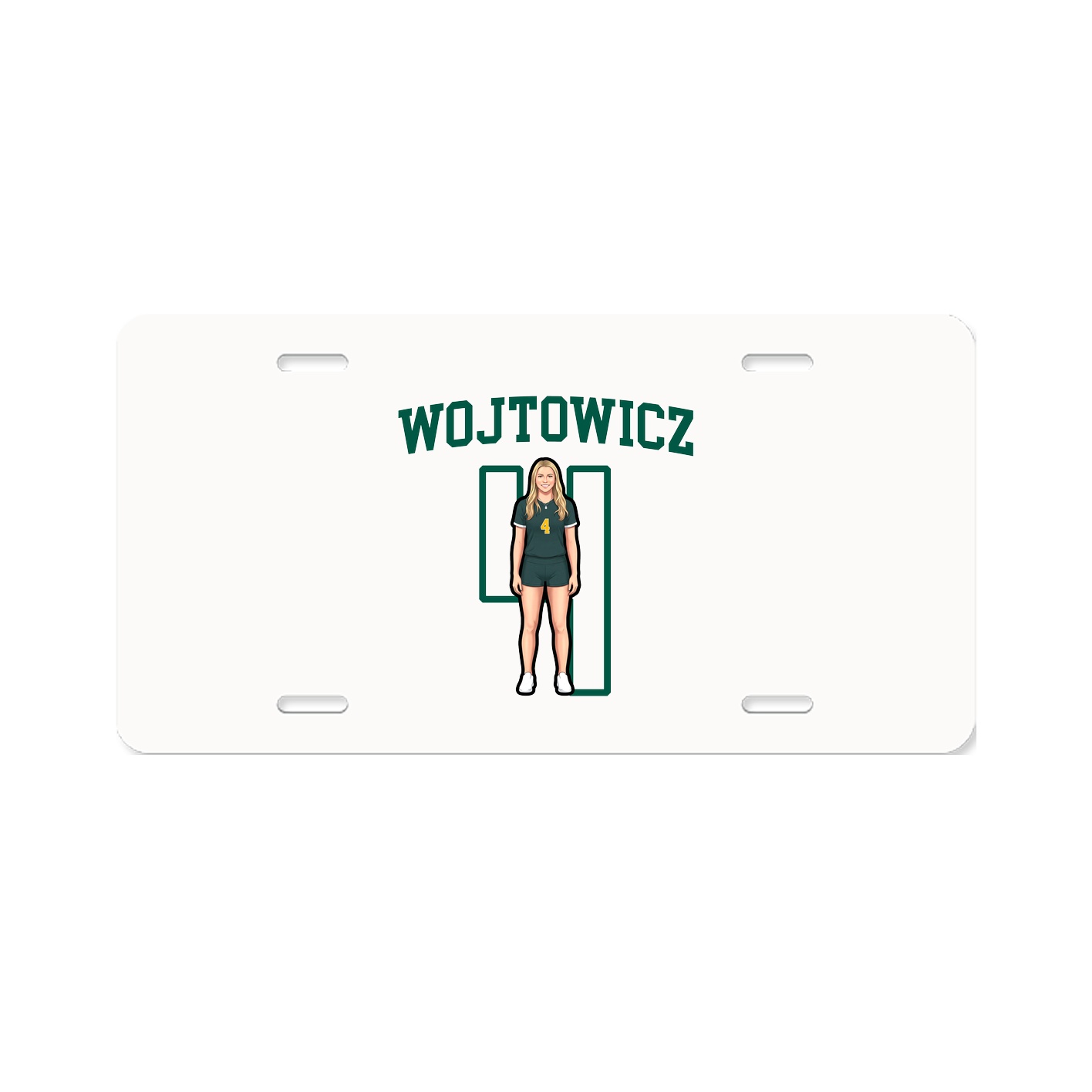 License Plate — Shirsey in Classic