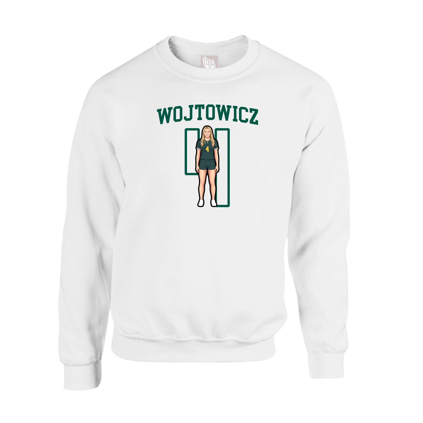 Fleece Crew — Shirsey in White