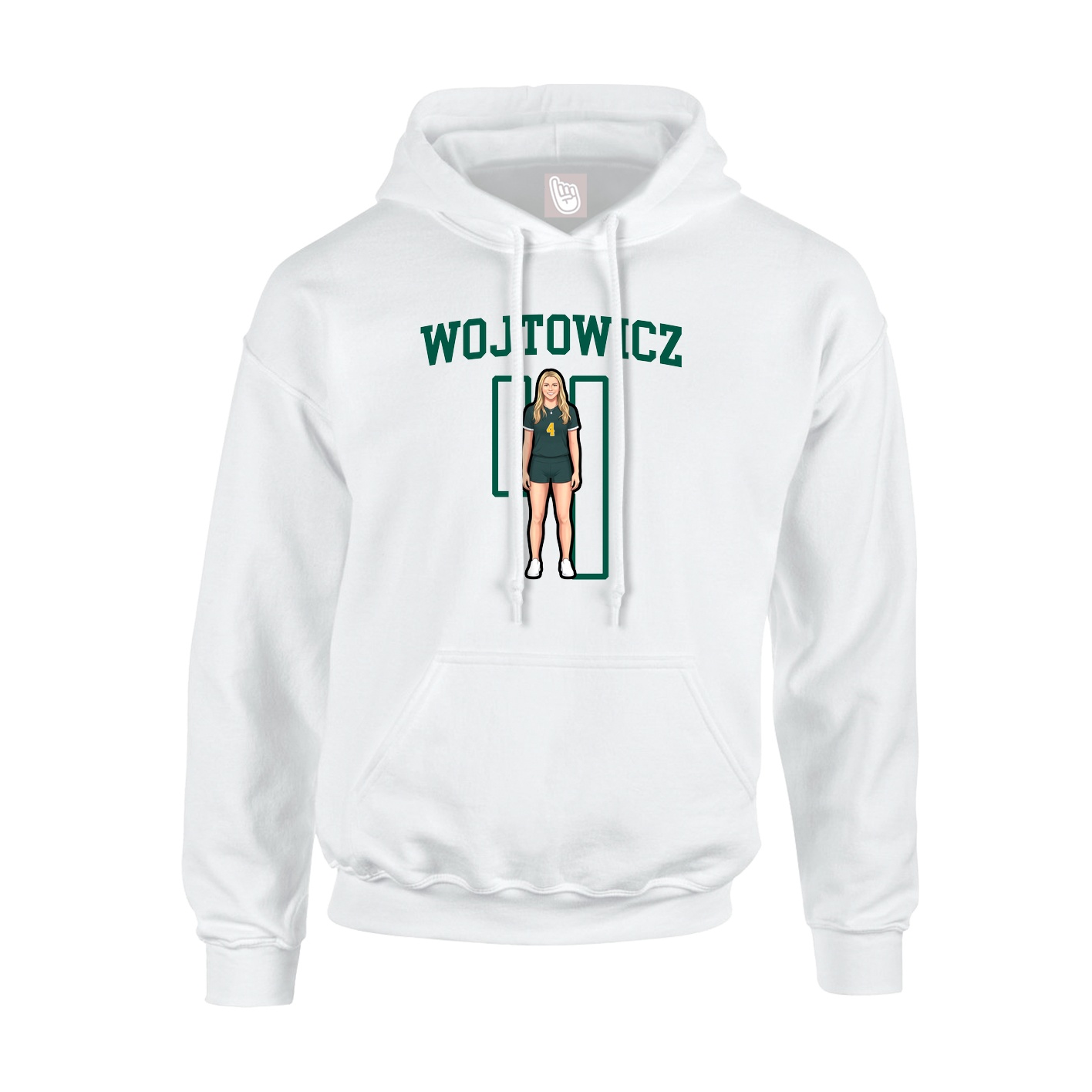 Youth Hoodie — Shirsey in White