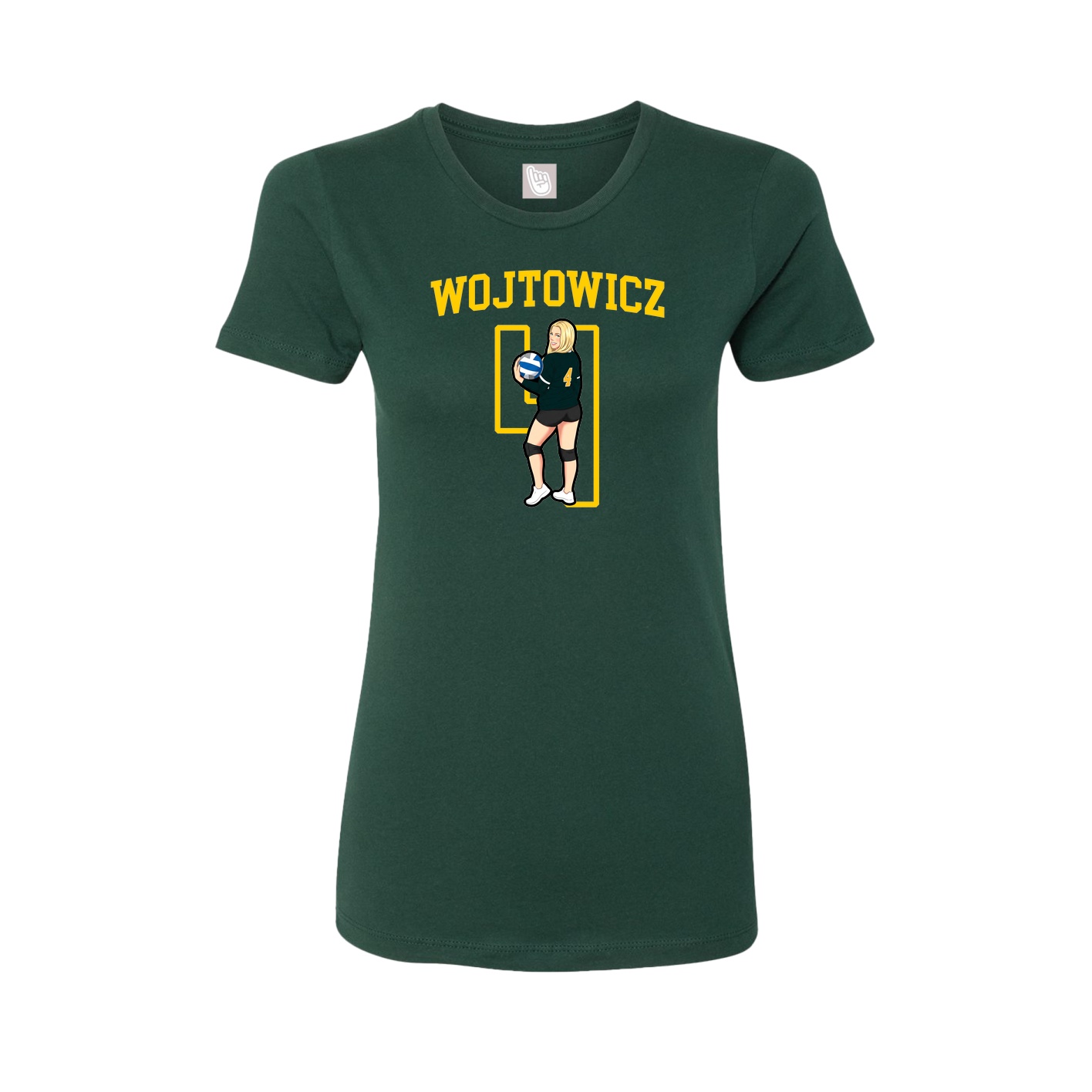 Fitted Women's Tee — Shirsey in Green