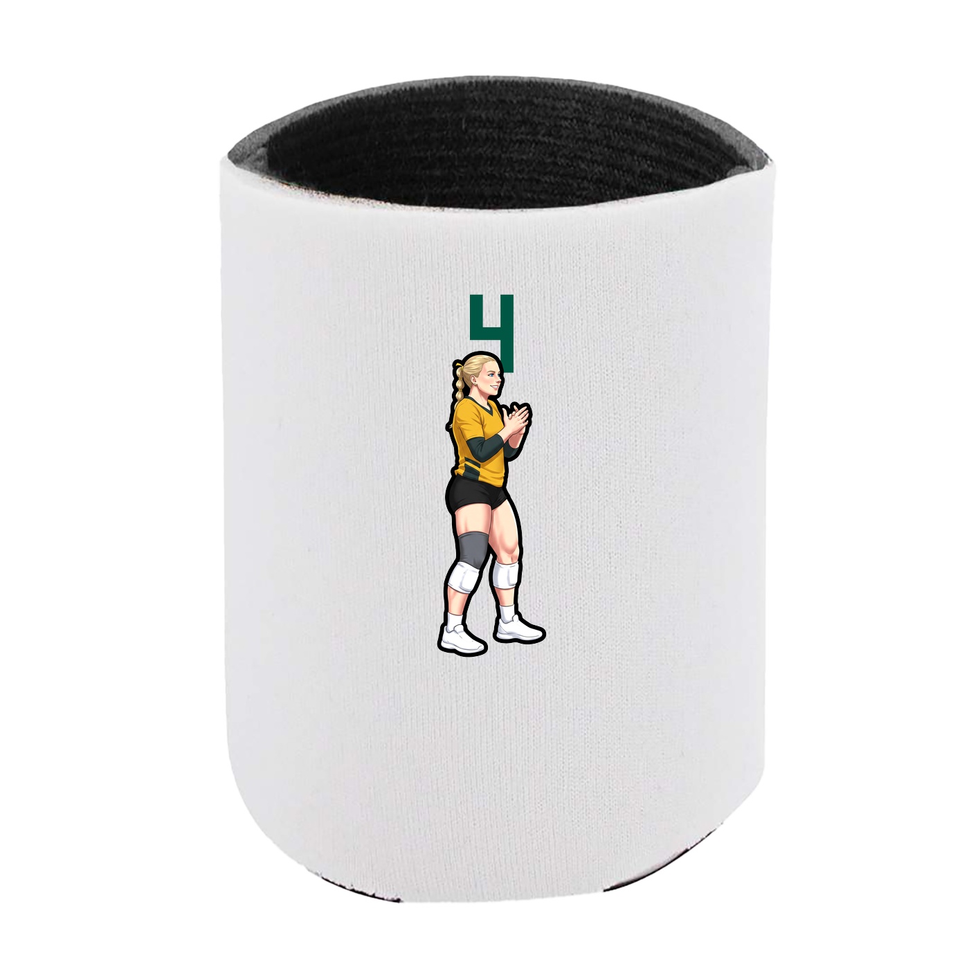 Can Holder — Number Top in White