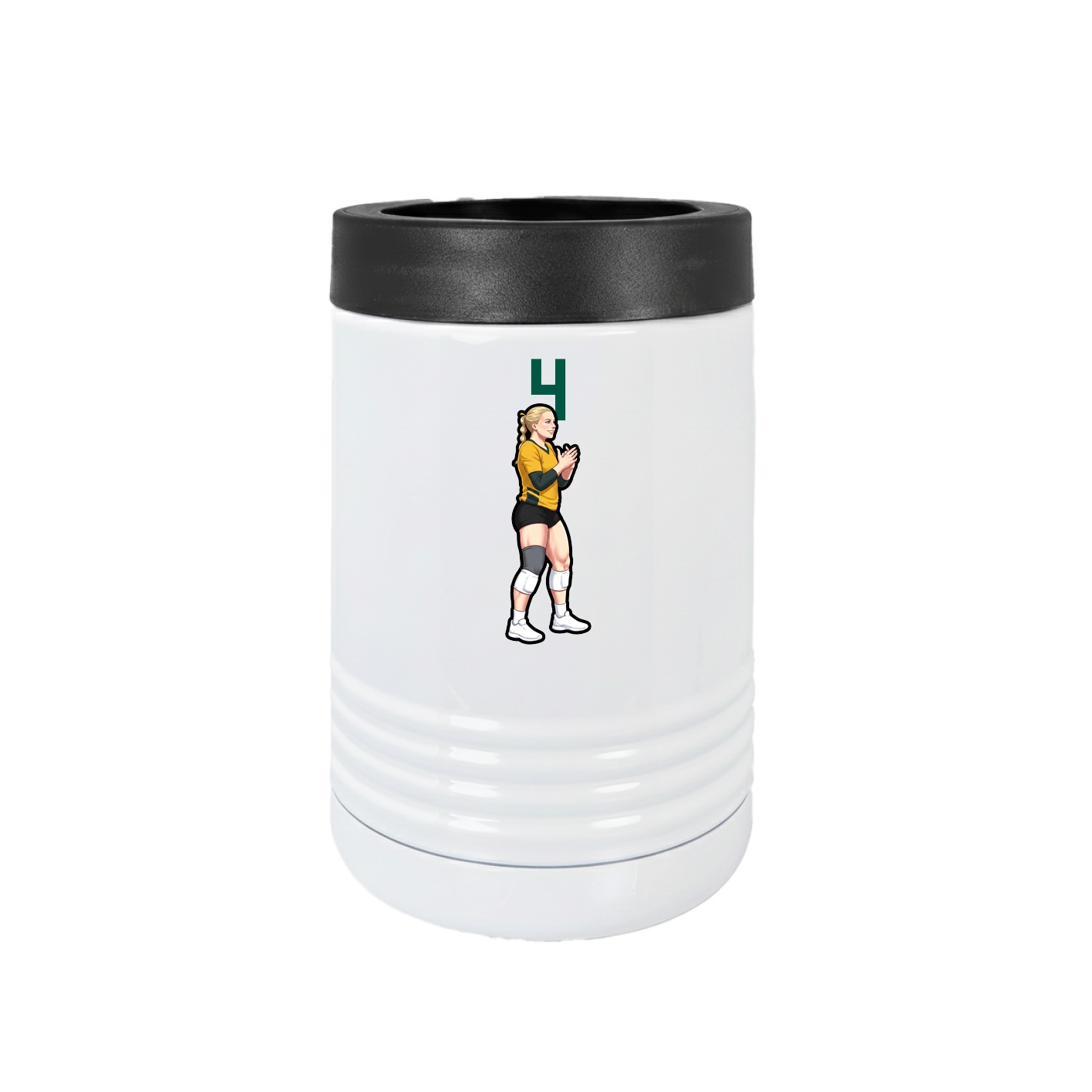 Beverage Holder — Number Top in White