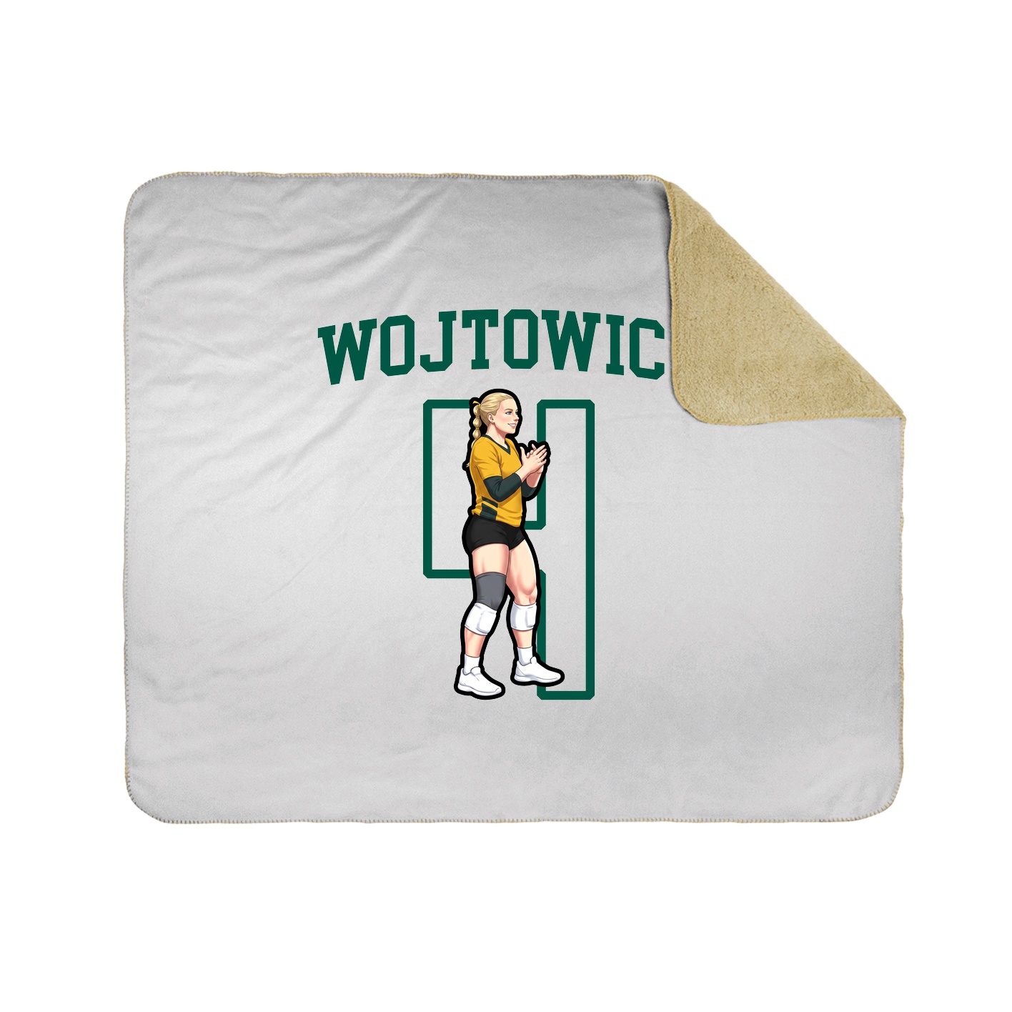 Throw Blanket — Shirsey in White